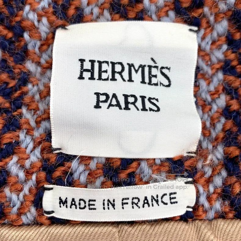 Hermes Hermes Color Block Wool Tweed Knitted Long Sleeve Jacket Size XXS / US 00 / IT 34 - 5 Thumbnail