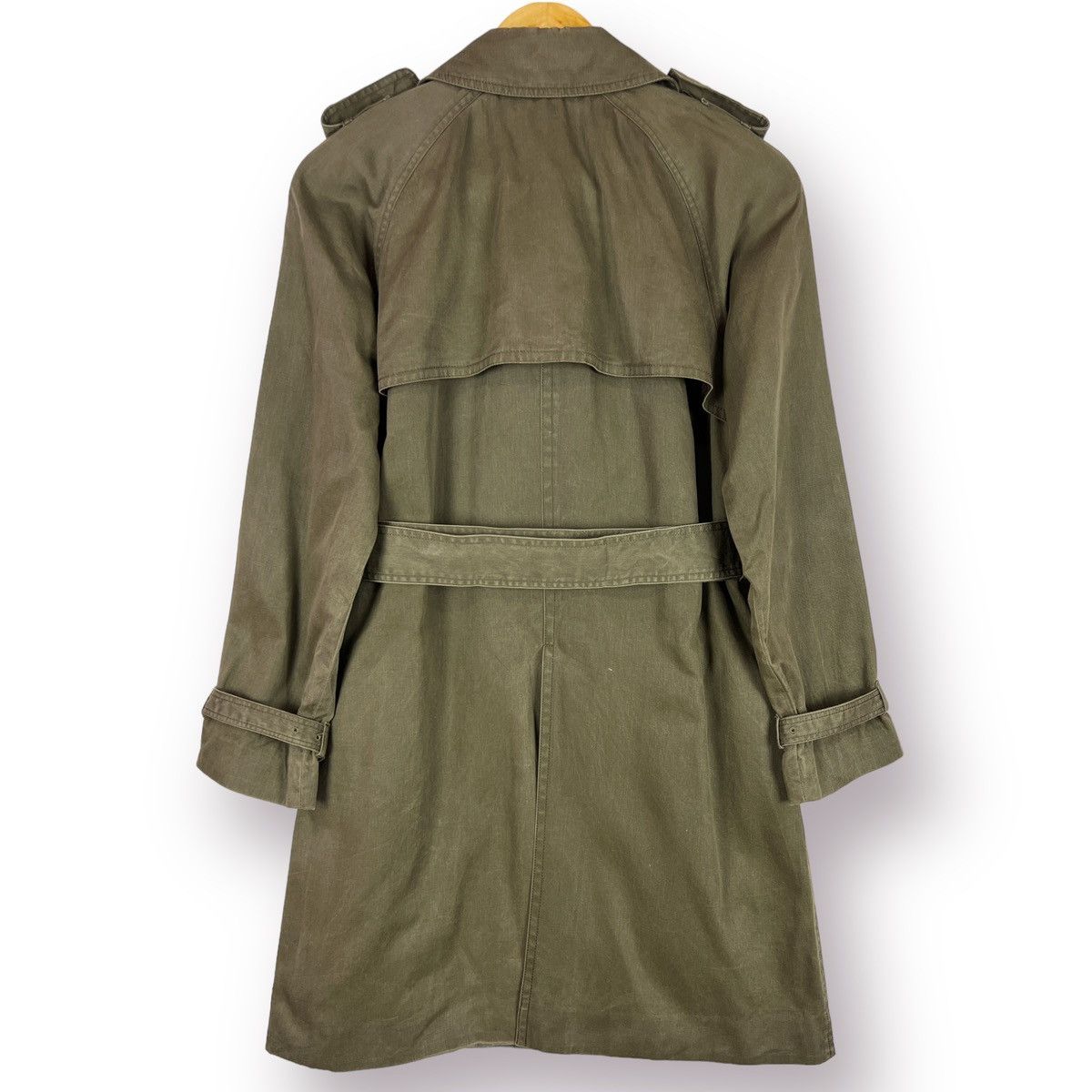 Japanese Brand 🔥 OSAMU MAEDA TRENCH COAT DOUBLE BREASTED Size M / US 6-8 / IT 42-44 - 11 Thumbnail