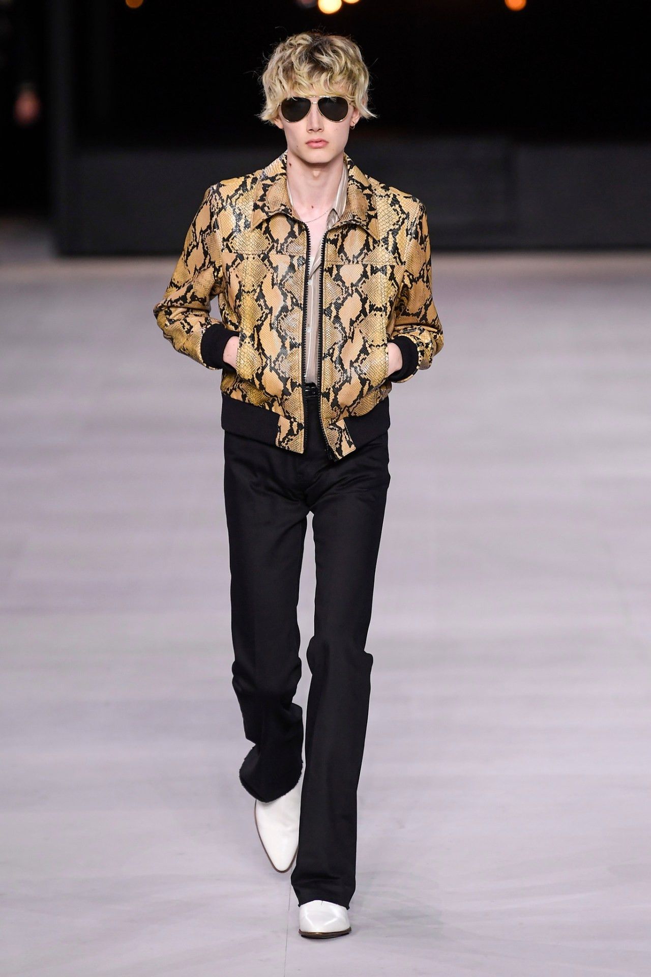 Saint Laurent Paris SS20 Stripe Silk Shirt Size US XS / EU 42 / 0 - 7 Thumbnail