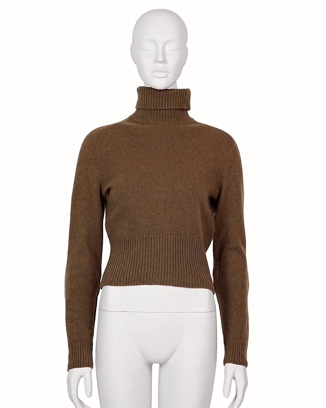 Prada prada cropped turtle neck wool sweater Size S / US 4 / IT 40 - 2 Thumbnail