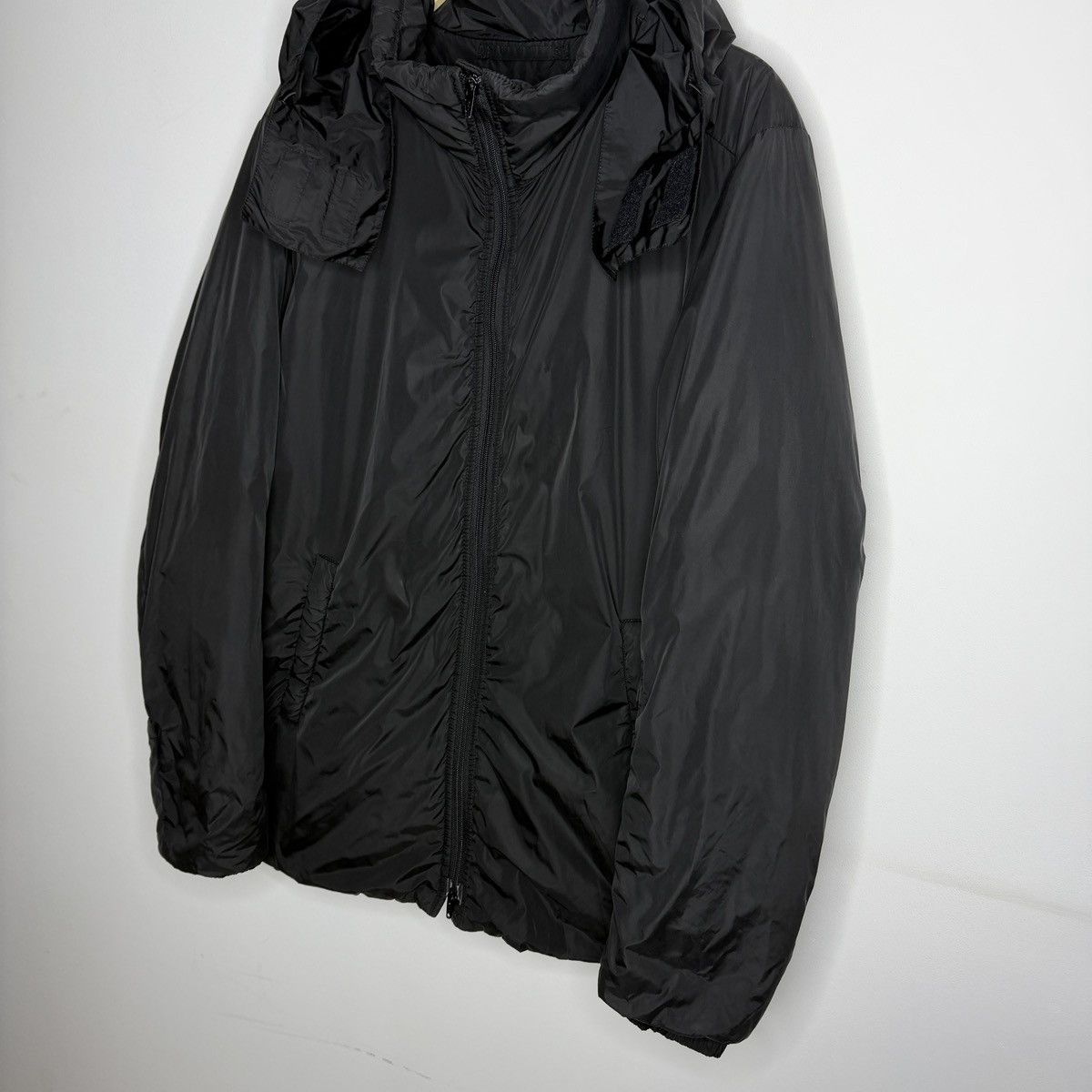 Prada Prada Nylon Black Jacket Padded Hooded Size US L / EU 52-54 / 3 - 4 Thumbnail