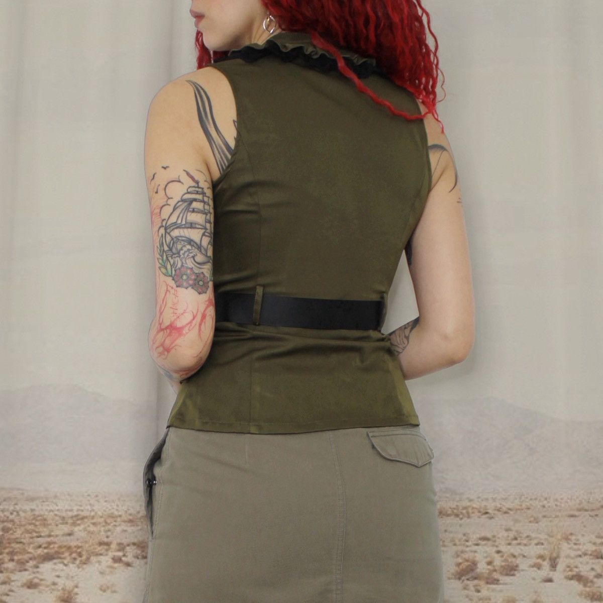 Morgan De Toi 📚MORGAN BOW VEST📚 Size XS / US 0-2 / IT 36-38 - 3 Thumbnail