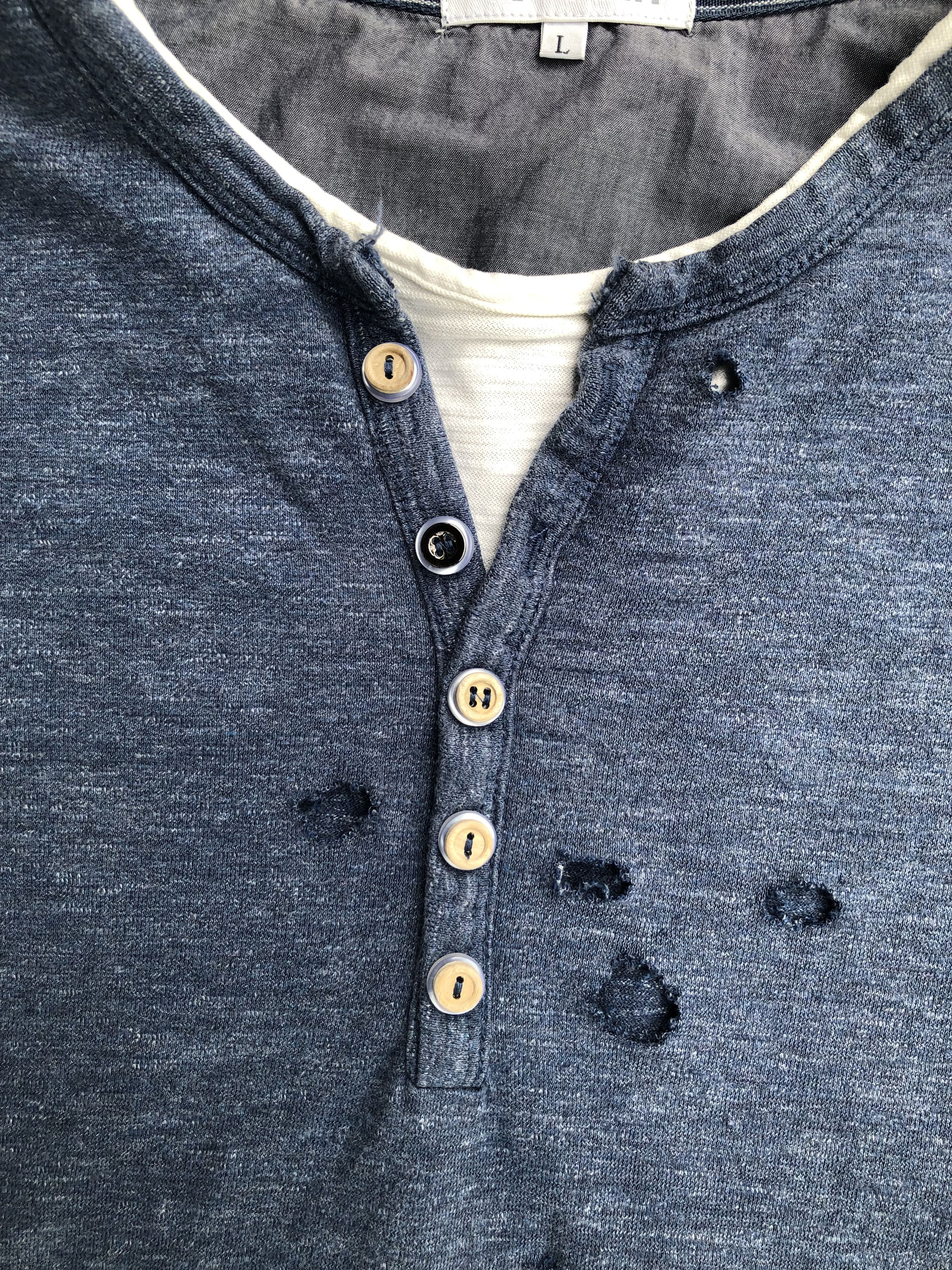 Japanese Brand Closshi Double Layer Sick Distressed Japanese Destroyed Size US L / EU 52-54 / 3 - 3 Thumbnail