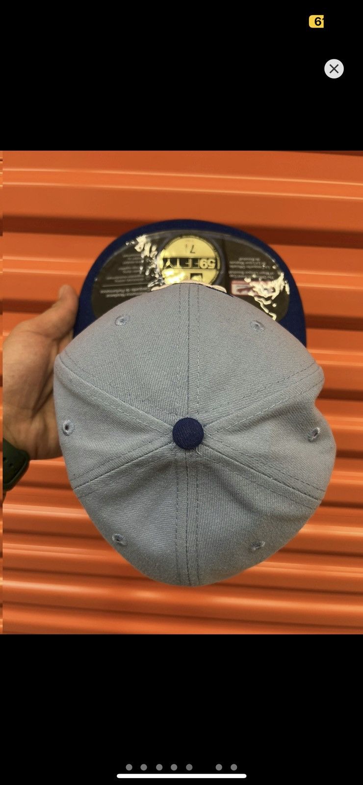 New Era ***FINAL DROP***RARE BNWT KANAS CITY ROYALS FITTED 7 1/4 Size ONE SIZE - 6 Thumbnail