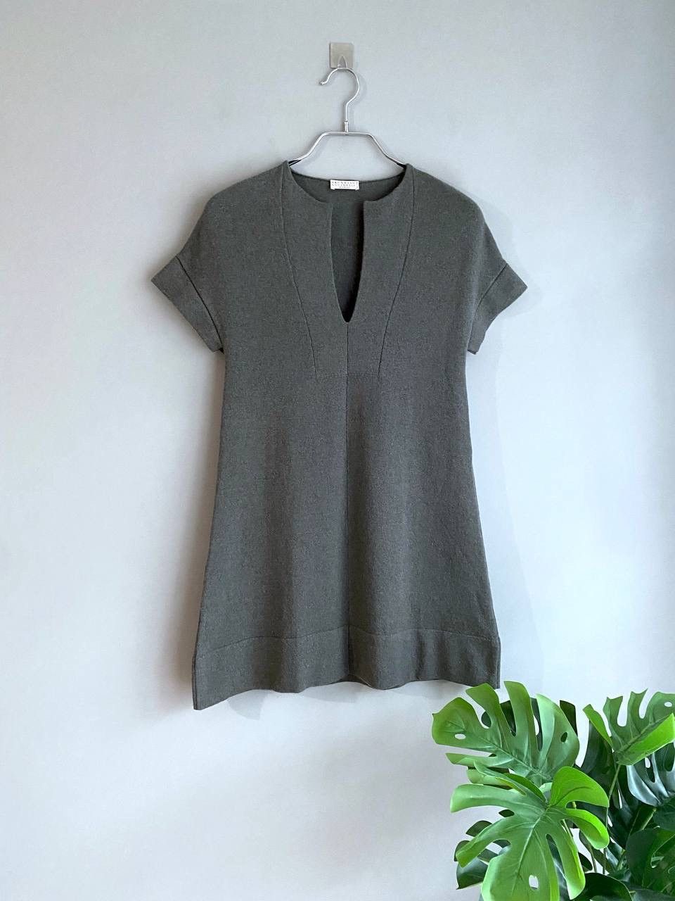 Brunello Cucinelli × Designer Brunello Cucinelli Women's Cashemere Knitted Dress Made in Italy, Size S Size S / US 4 / IT 40 - 1 Thumbnail