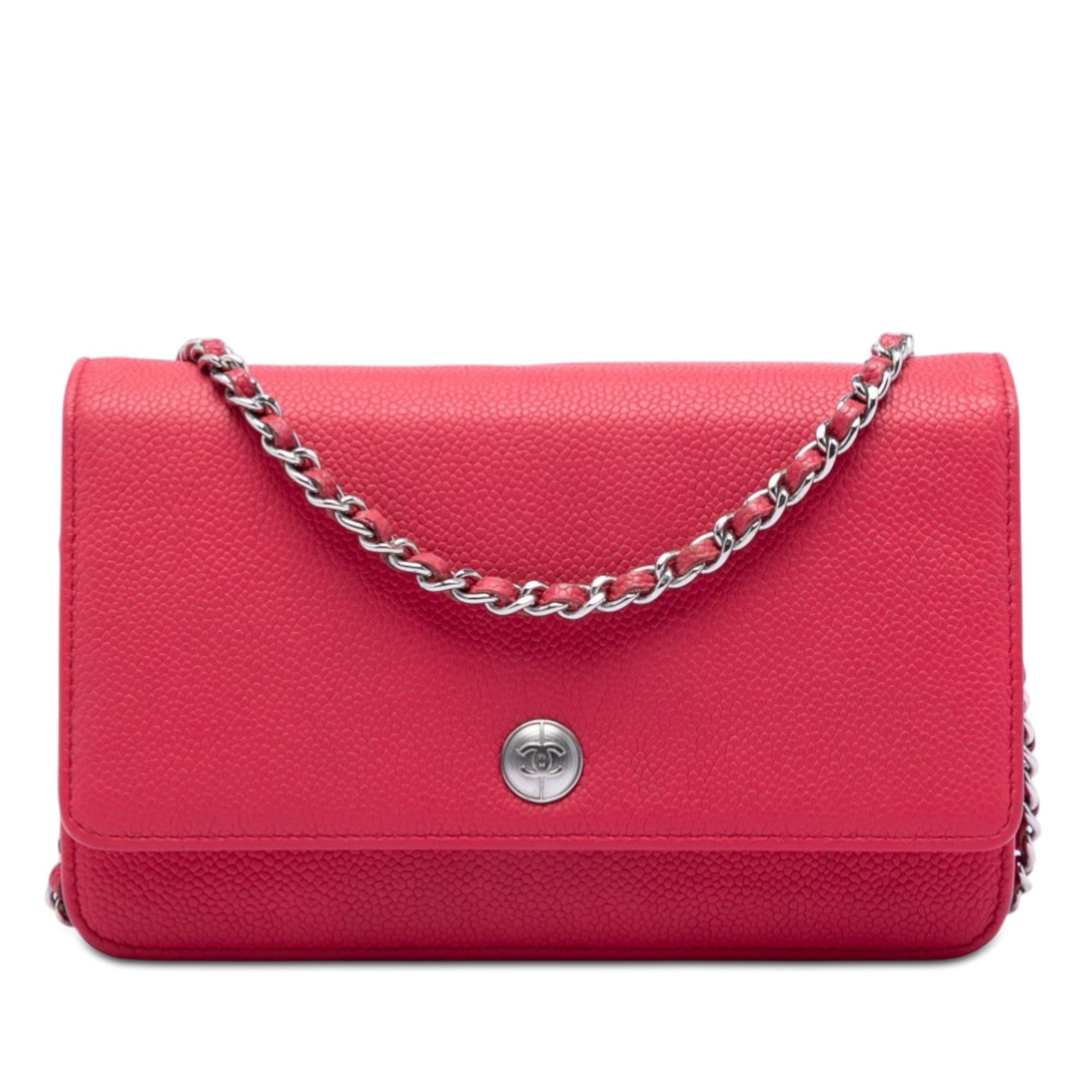 Chanel Caviar Bicolor CC Wallet On Chain Size ONE SIZE - 1 Thumbnail