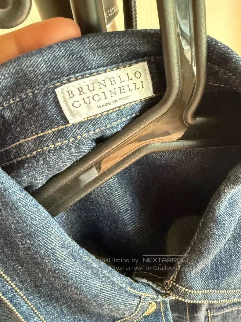 Brunello Cucinelli Brunello Cucinelli Denim Shirt. Size US L / EU 52-54 / 3 - 4 Thumbnail
