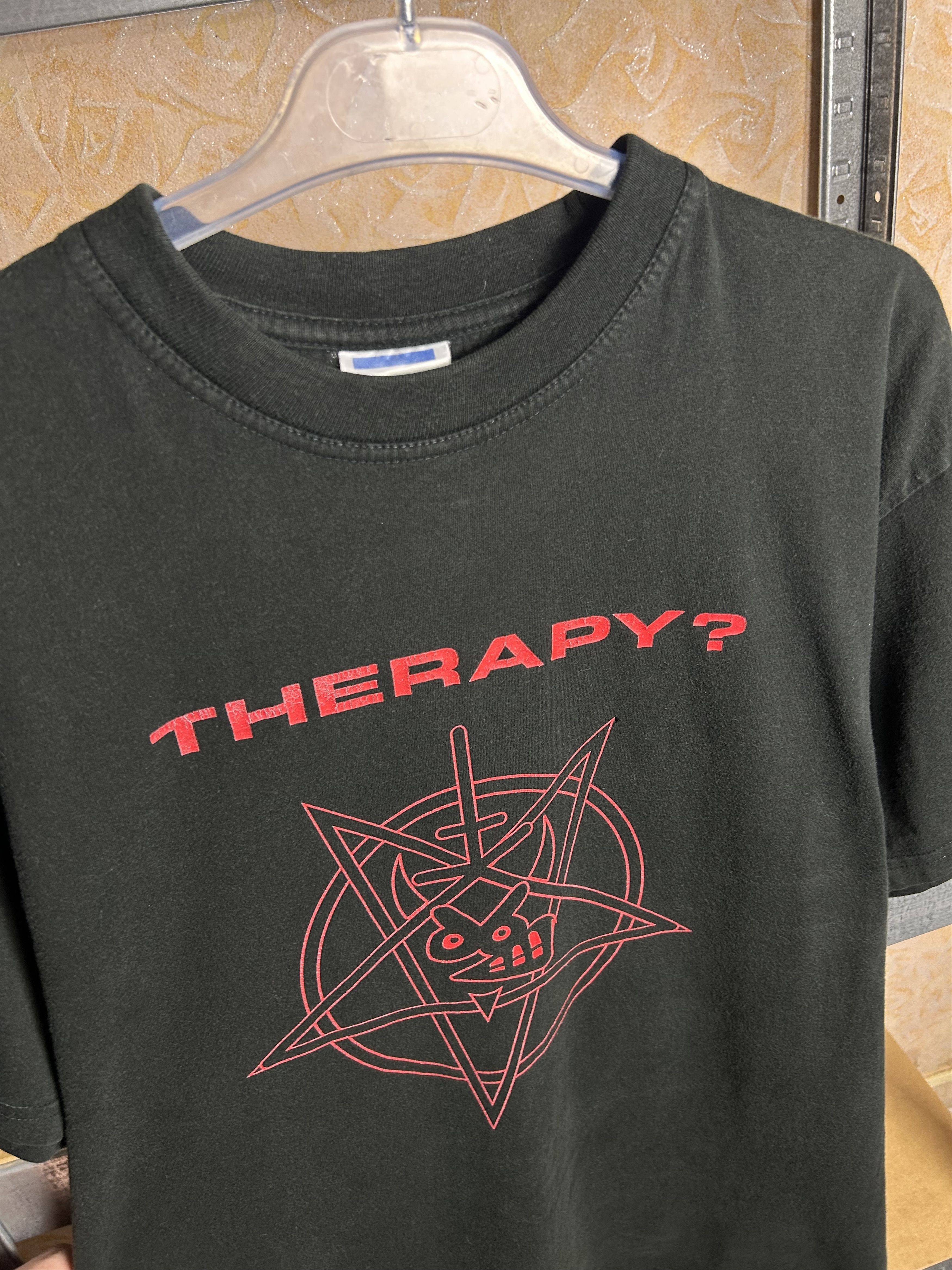 Band Tees Vintage 2000s Therapy? Hey Satan Your Rock Band T-shirt Size US L / EU 52-54 / 3 - 3 Thumbnail