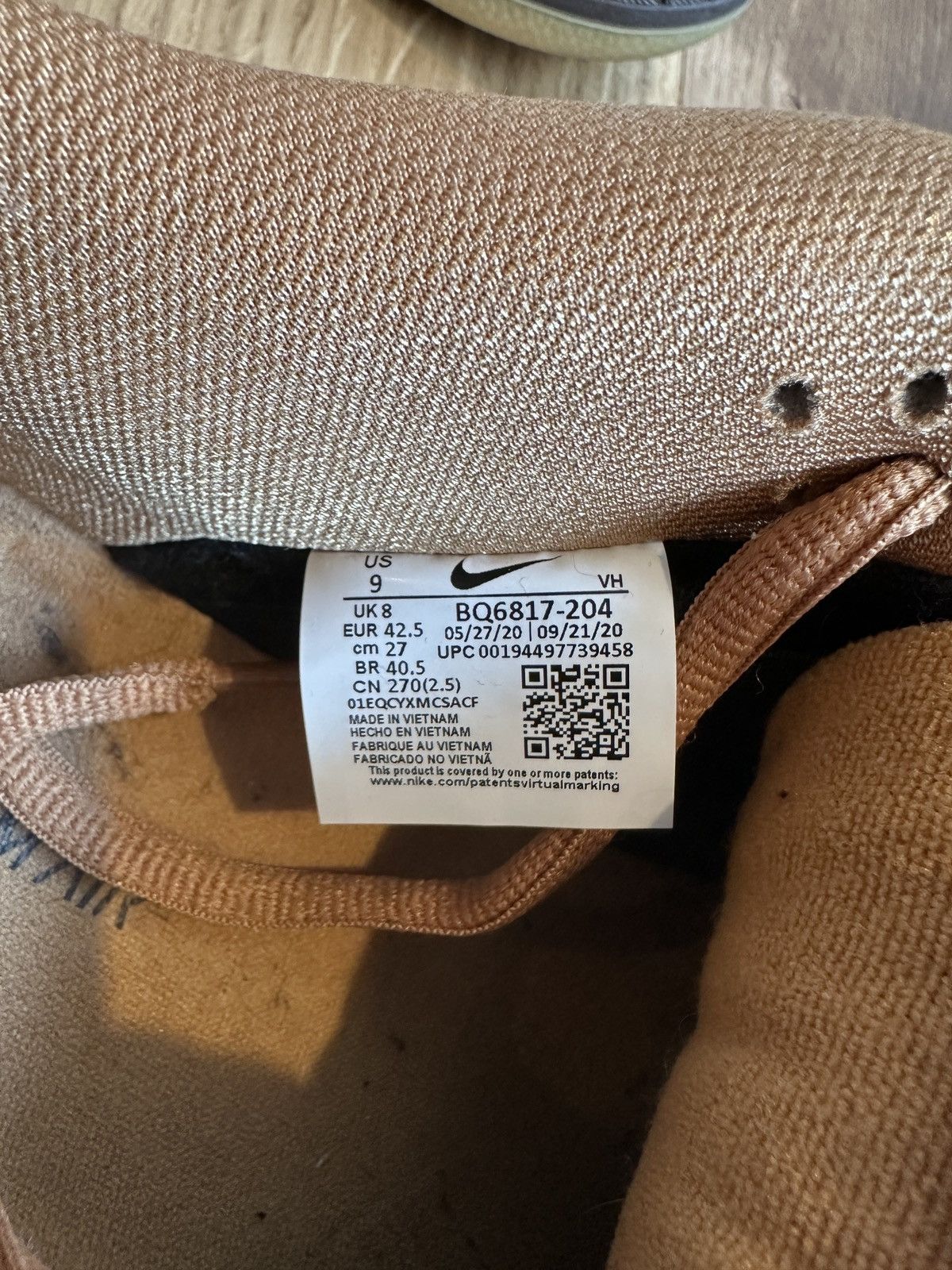 Nike NIKE SB DUNK LOW WHEAT MOCHA Size US 9 / EU 42 - 5 Thumbnail