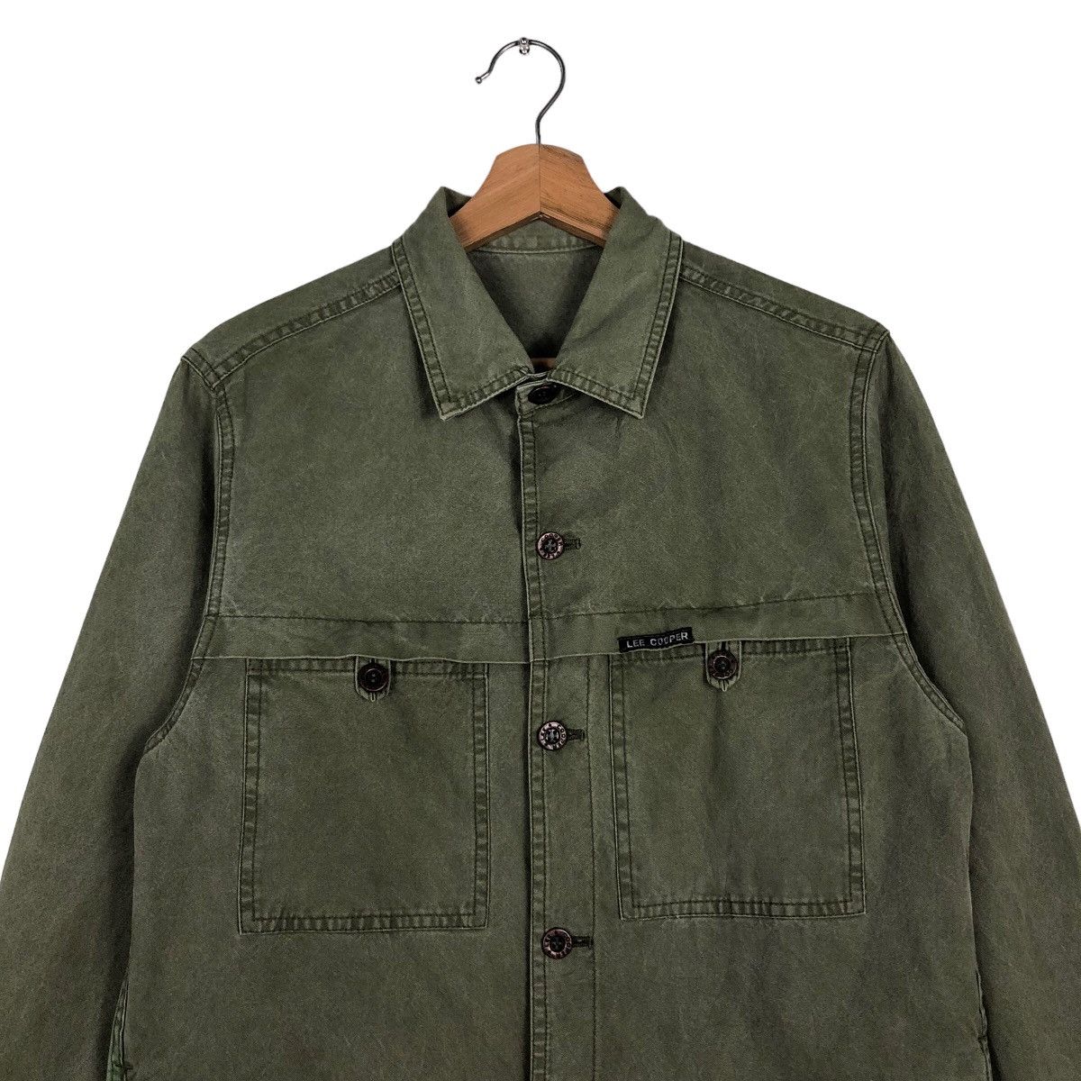 Japanese Brand 🔥Vintage Work Shirt Jacket Lee Cooper Multi Pocket Size US M / EU 48-50 / 2 - 3 Thumbnail