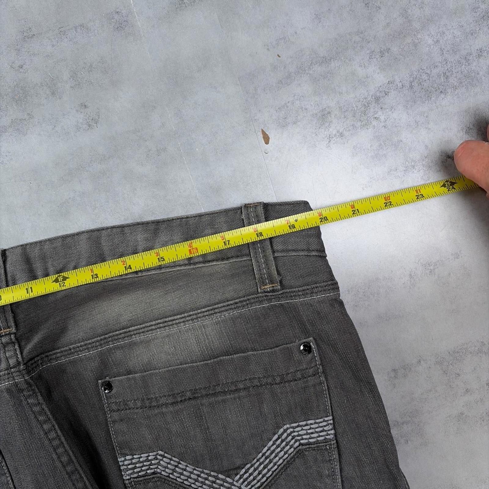 Other Y2K Grey American Rag Grunge Faded Baggy Denim Jeans Size US 38 / EU 54 - 6 Thumbnail