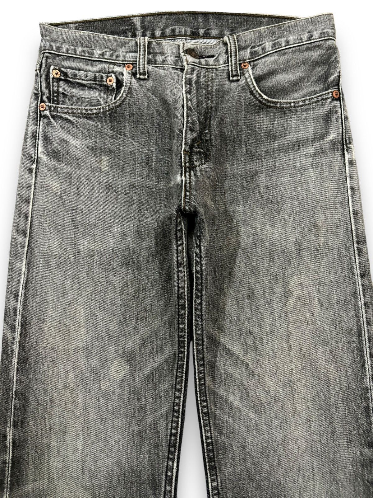 Levi's Vintage 80s Levis 505 Faded Distressed Grunge Jeans 29x27 Size US 29 - 3 Thumbnail