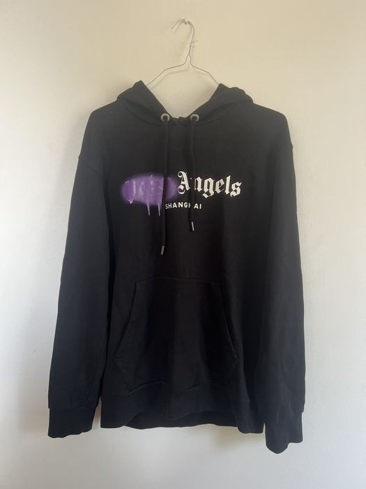 Palm Angels Palm Angels Shanghai Sprayed Hoodie Grailed