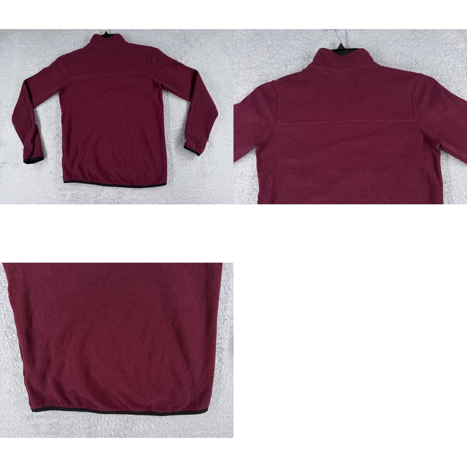 The North Face VINTAGE The North Face Sweater Womens Small Red 1/4 Zip Pullover Polyester Fleece Mock Size S / US 4 / IT 40 - 9 Thumbnail