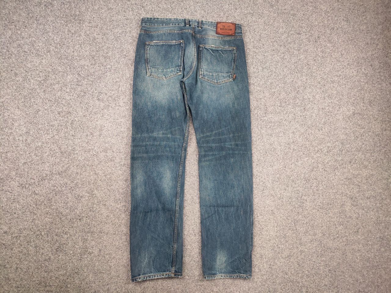 THE ROKKER COMPANY The Rokker Company Faded Denim selvedge Jeans Vintage Style Size US 34 / EU 50 - 10 Thumbnail