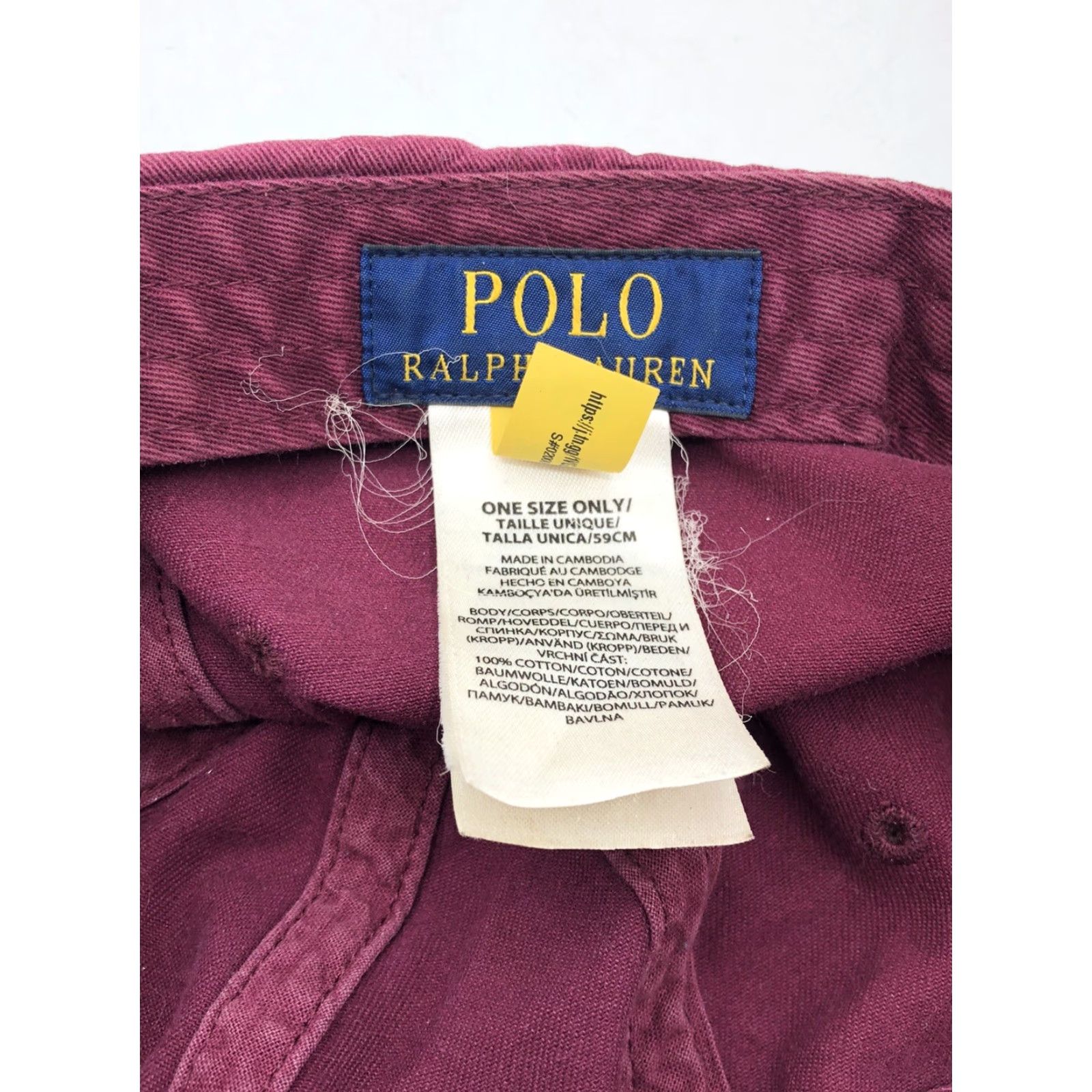Polo Ralph Lauren Polo Ralph Lauren Hat Baseball Cap Red One Size Adjustable Mens One Size Size US M / EU 48-50 / 2 - 6 Thumbnail