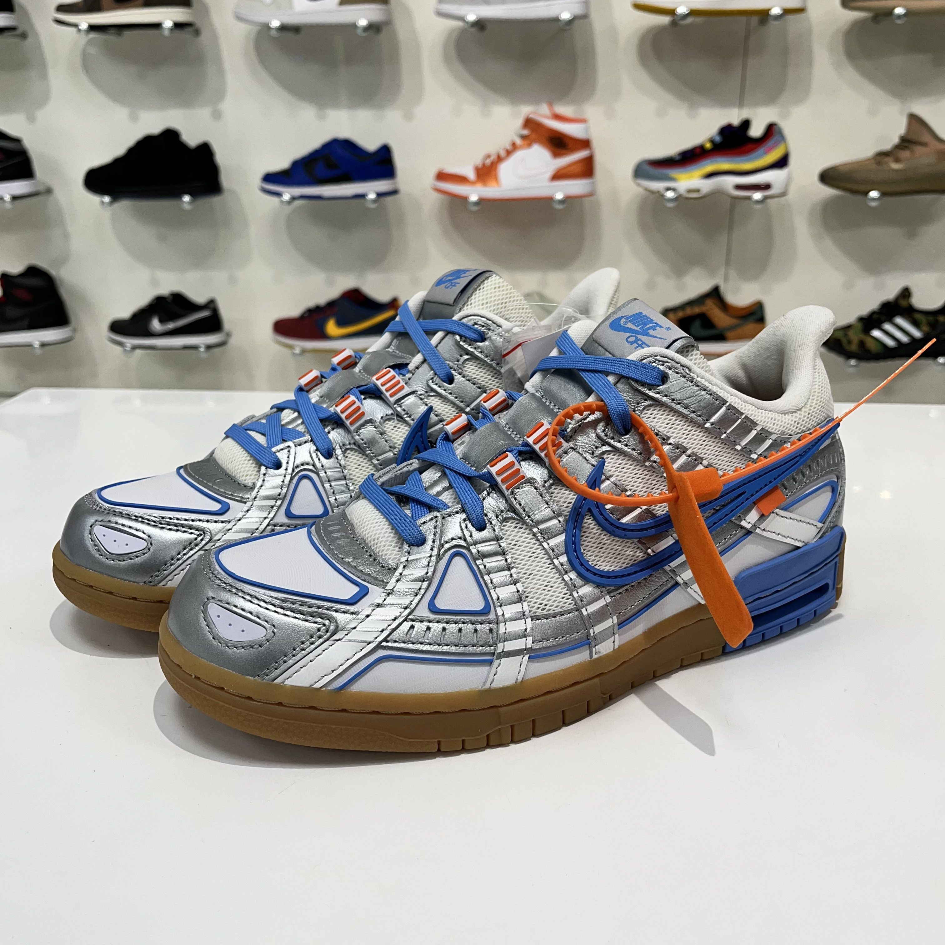 Nike × Off-White NIKE DUNK RUBBER LOW X OFF-WHITE UNIVERSITY BLUE Size US 9.5 / EU 42-43 - 2 Thumbnail