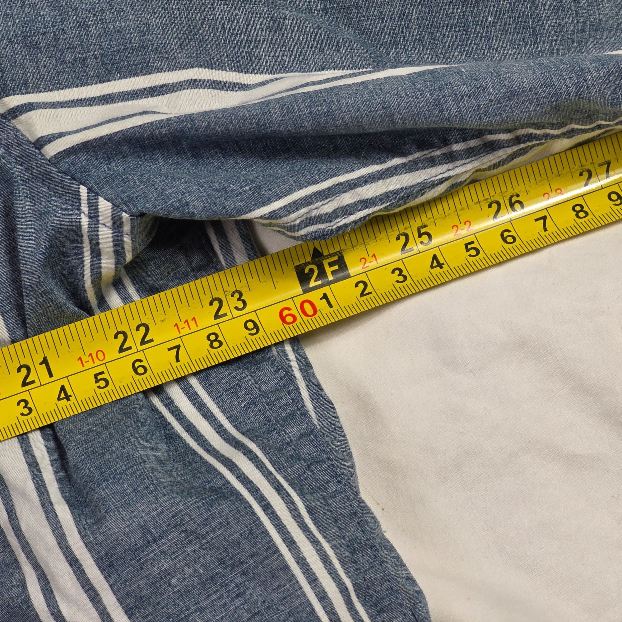 Reyn Spooner Reyn Spooner Classic Mens Size XL Blue White Striped Button Size US XL / EU 56 / 4 - 7 Thumbnail