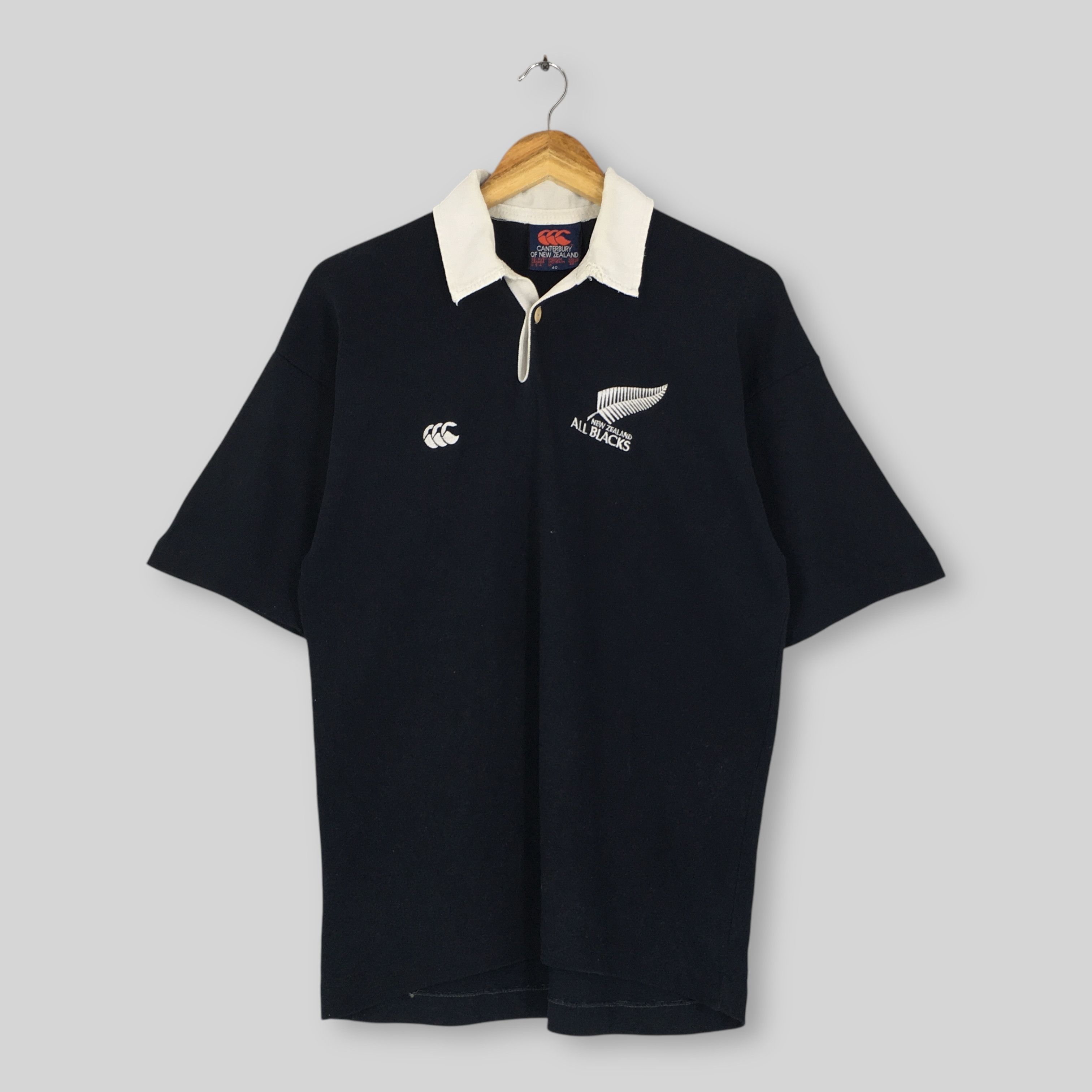 Canterbury of New Zealand Vintage Canterbury Of New Zealand All Blacks Rugby Shirt M Size US M / EU 48-50 / 2 - 1 Thumbnail