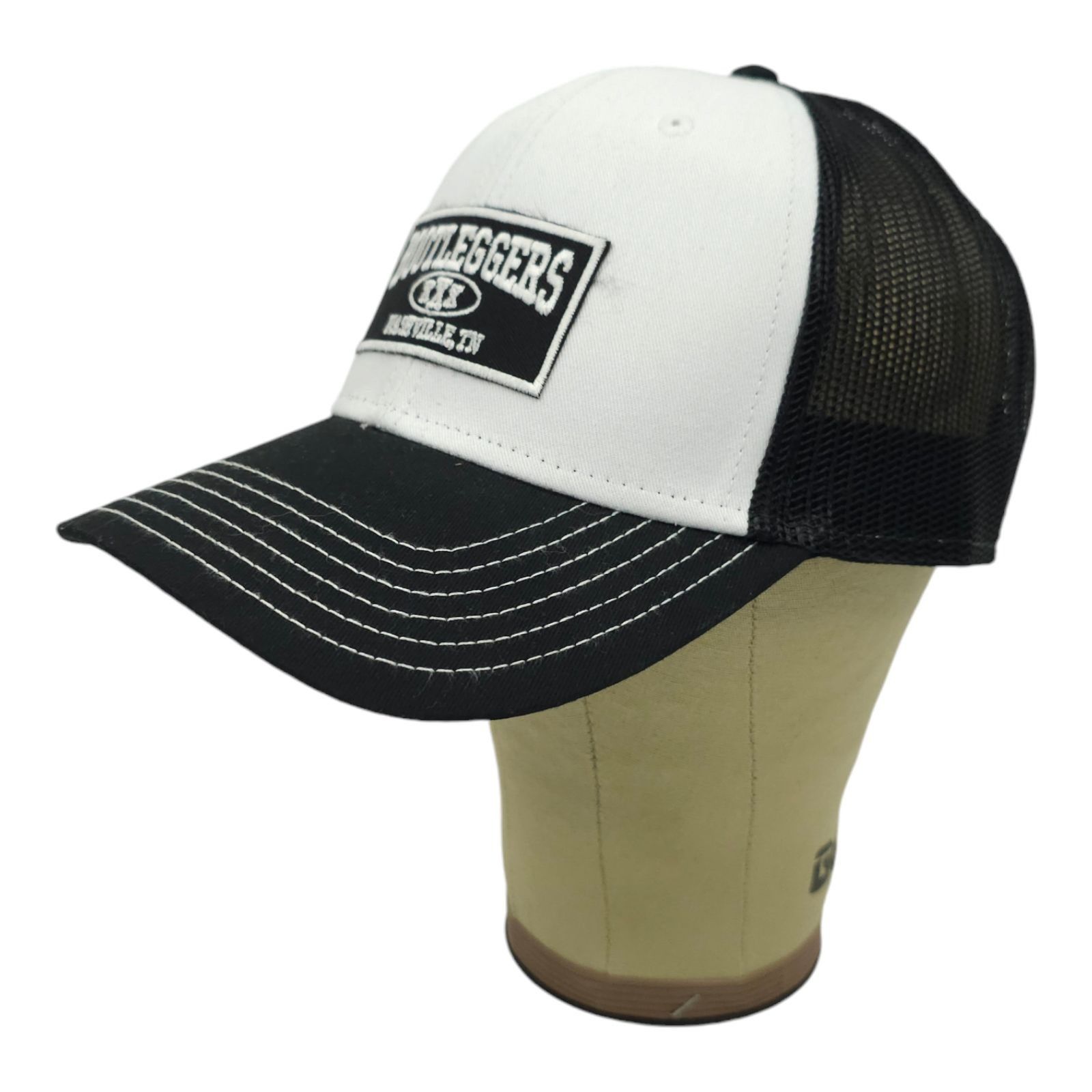Otto Bootleggers Nashville TN Logo Patch Mesh Snapback Cap Hat Size ONE SIZE - 2 Thumbnail