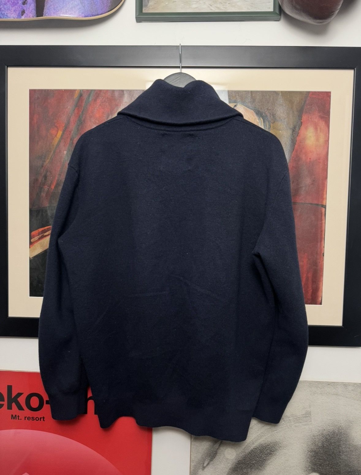 Studio Nicholson Studio Nicholson Zara 1/4 Zip Wool Knit Sweater Casual Basic Size US M / EU 48-50 / 2 - 3 Thumbnail