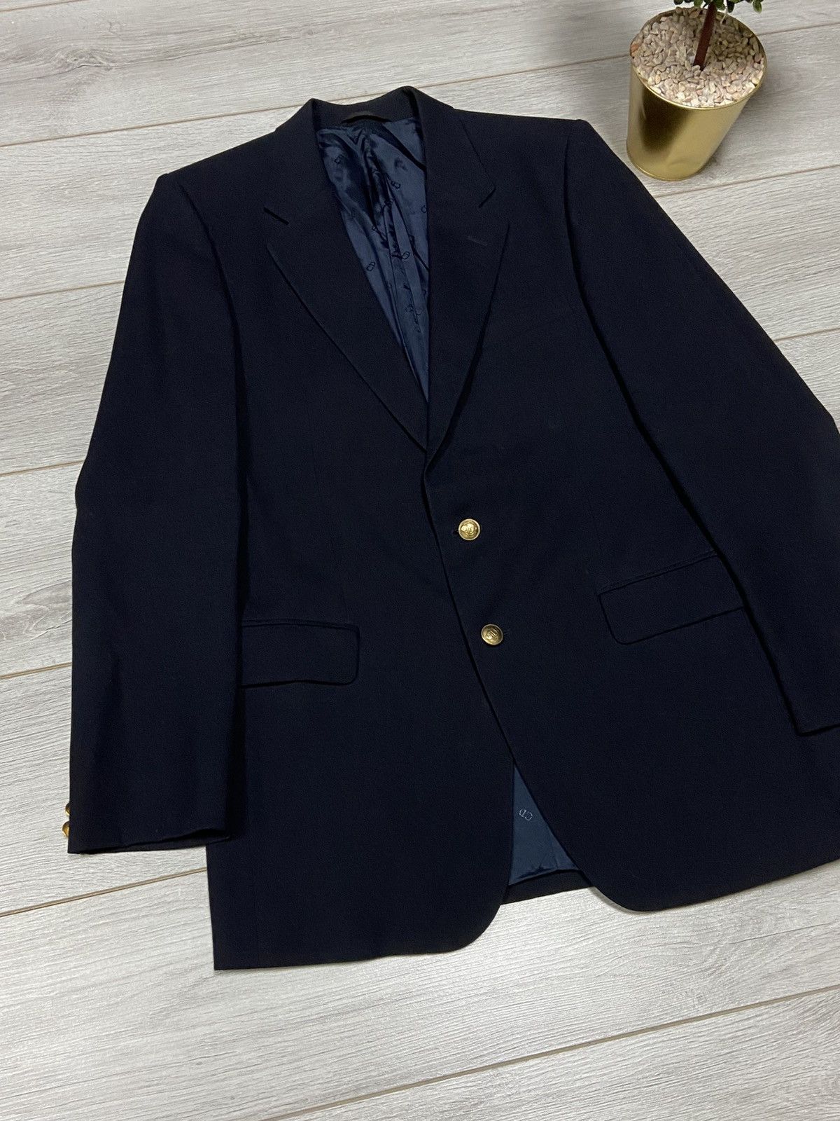 Christian Dior Monsieur Christian Dior Monsieur wool blazer two buttons blazer Size 40L - 2 Thumbnail