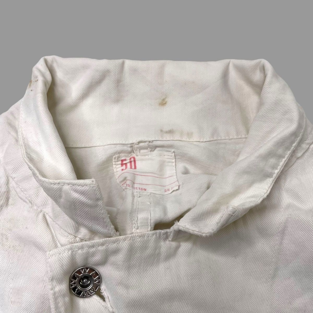 Vintage Vintage 1930s hbt distressed chore jacket Size US XL / EU 56 / 4 - 3 Thumbnail