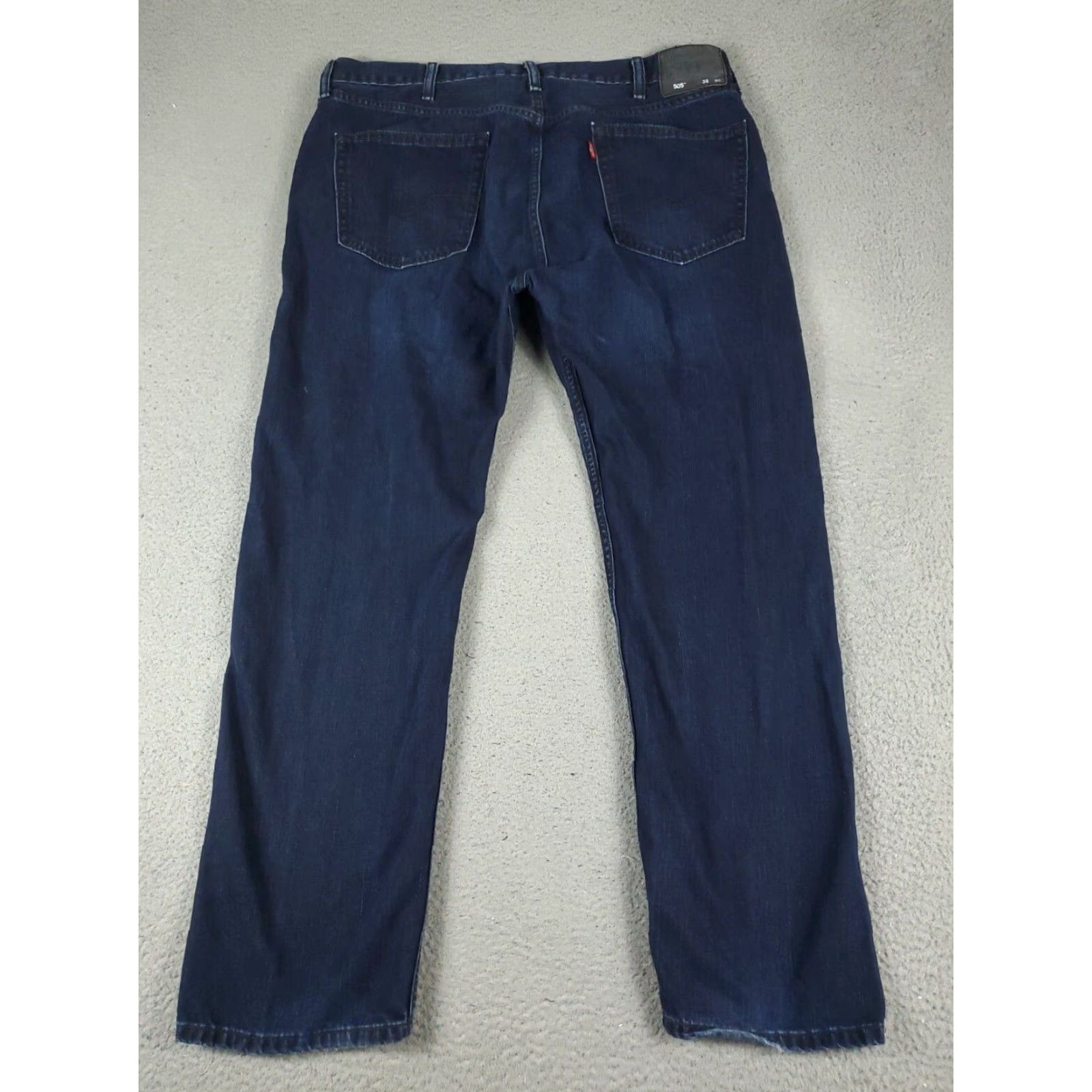 Levi's Levis 505 Jeans Blue Straight Leg Mens 38x30 Cotton Regular Fit Size US 38 / EU 54 - 6 Thumbnail