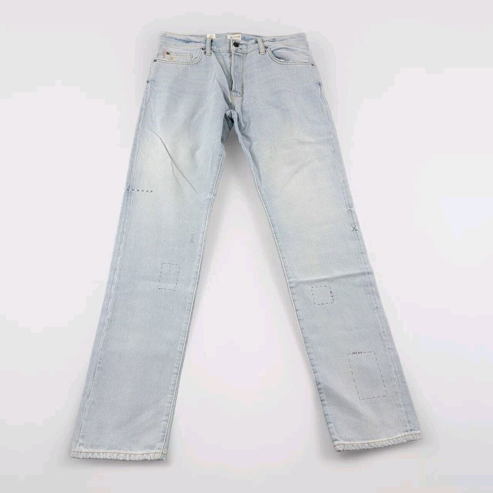 Todd Snyder Todd Snyder Slim Fit Upcycle Patched Selvedge Jeans Size US 34 / EU 50 - 1 Thumbnail