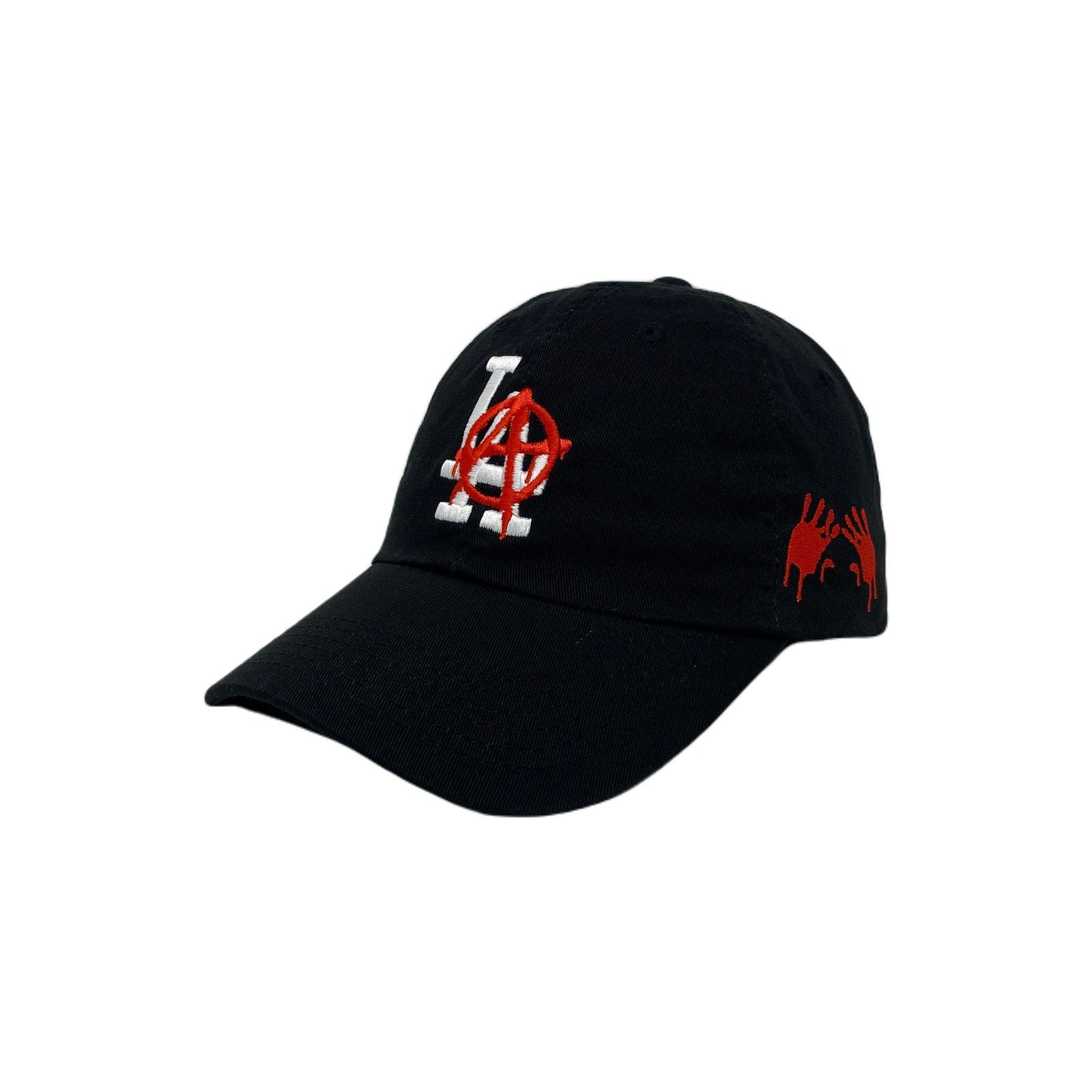 Other Los Angeles LA Anarchy Bloody Hands Slouch Dad Hat Size ONE SIZE - 2 Thumbnail