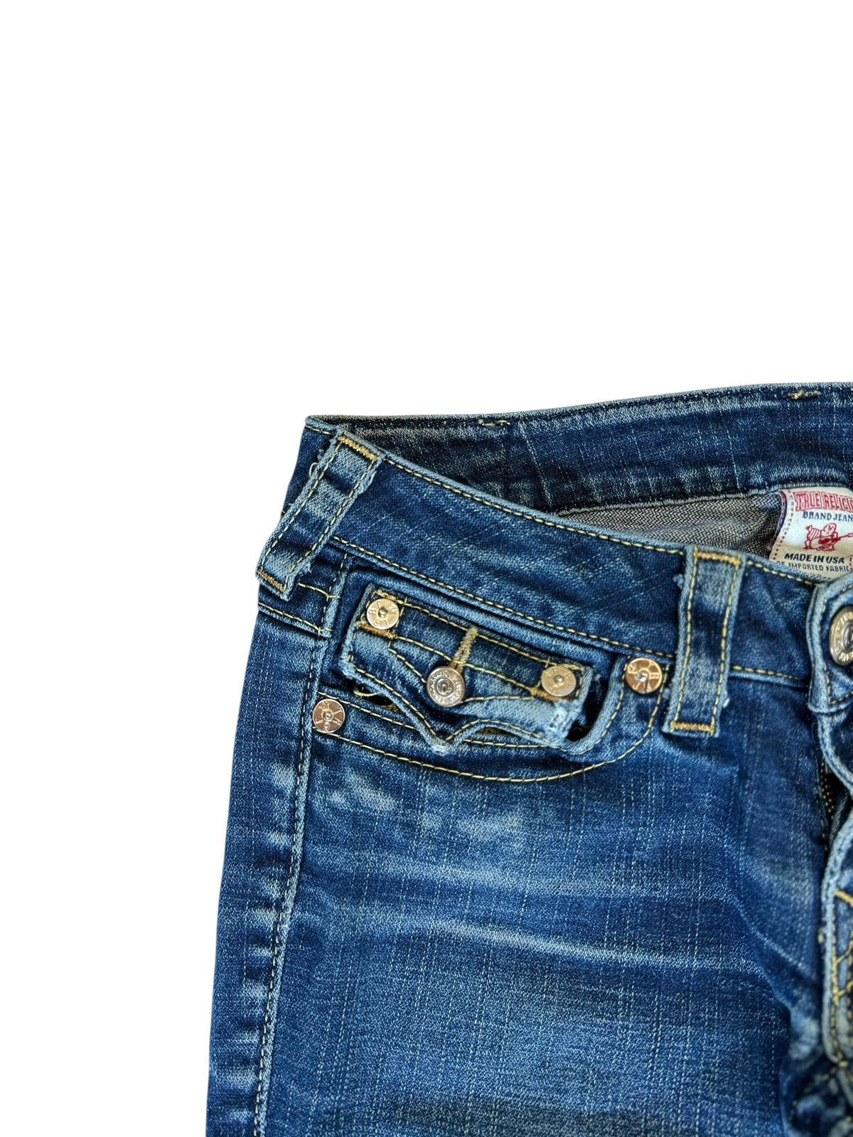 True Religion True Religion Rainbow Joey Washed Flared Bootcut Denim Jeans Size 27" / US 4 / IT 40 - 7 Thumbnail