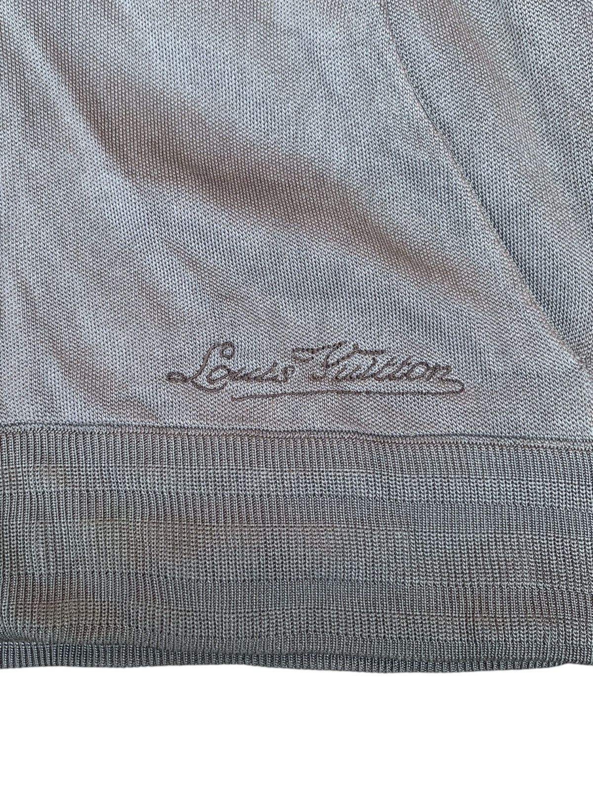 Designer × Louis Vuitton LV blank zip sweatshirt hooded Size US M / EU 48-50 / 2 - 4 Thumbnail