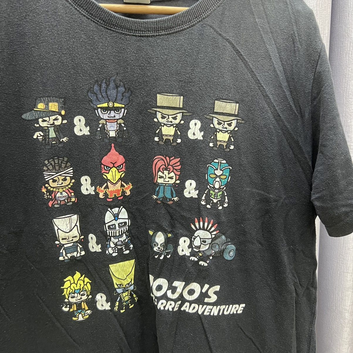 Anime Thrashed Faded Anime Jojo Bizarre Adventure Tee Size US L / EU 52-54 / 3 - 2 Thumbnail