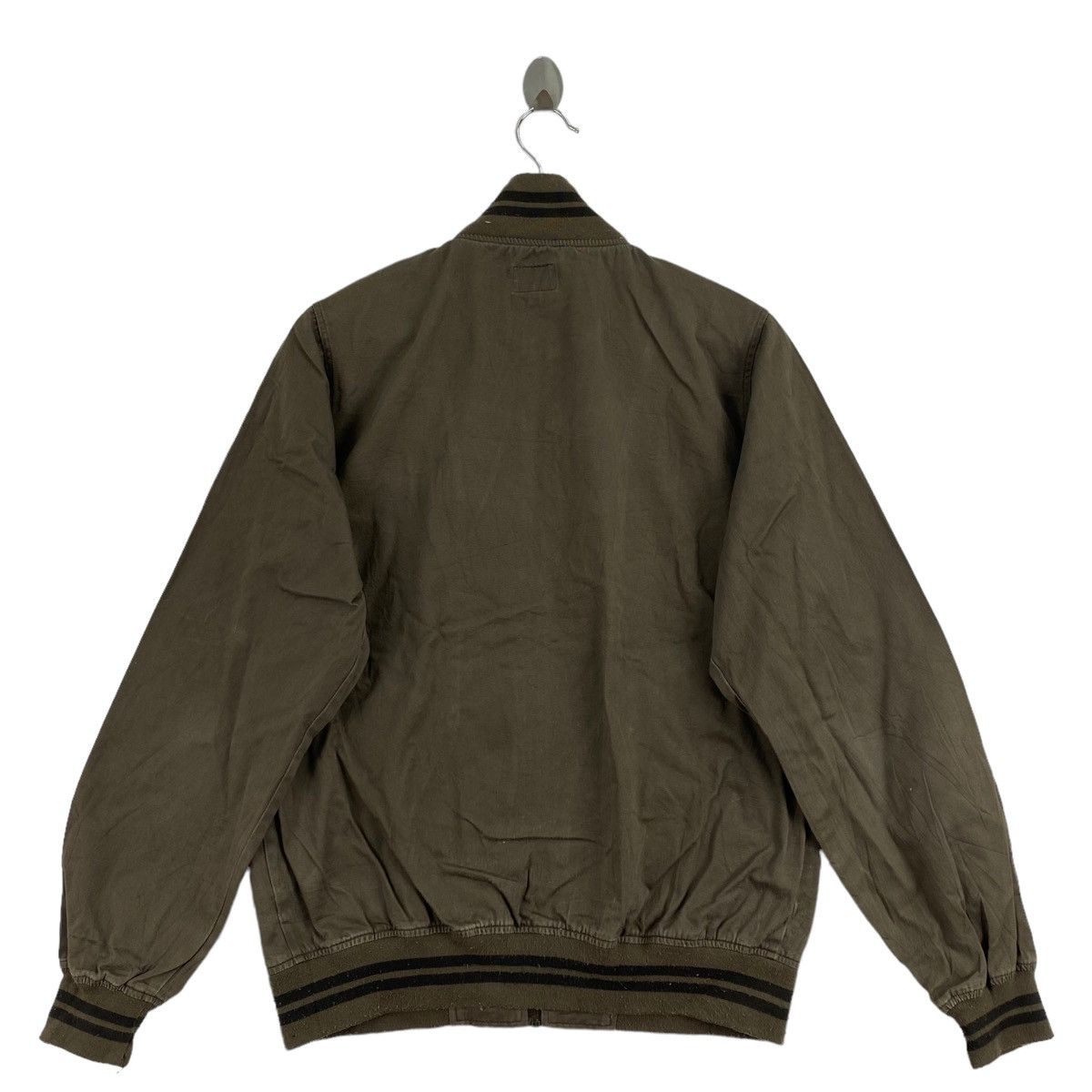 Vintage Vintage CRU DESIGN Surf Jeans Brown Bomber Jacket Size US M / EU 48-50 / 2 - 2 Thumbnail