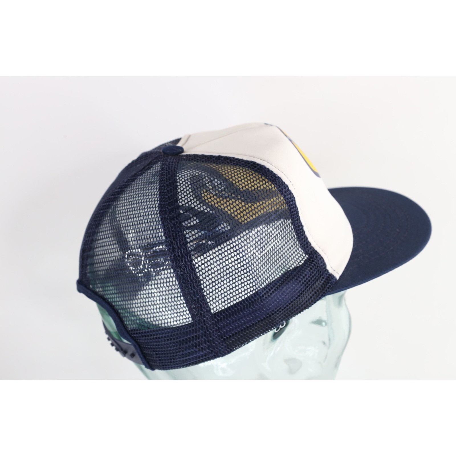 Vintage Deadstock Vintage 80s Bandag Smiley Tire Co Trucker Hat Size ONE SIZE - 5 Thumbnail