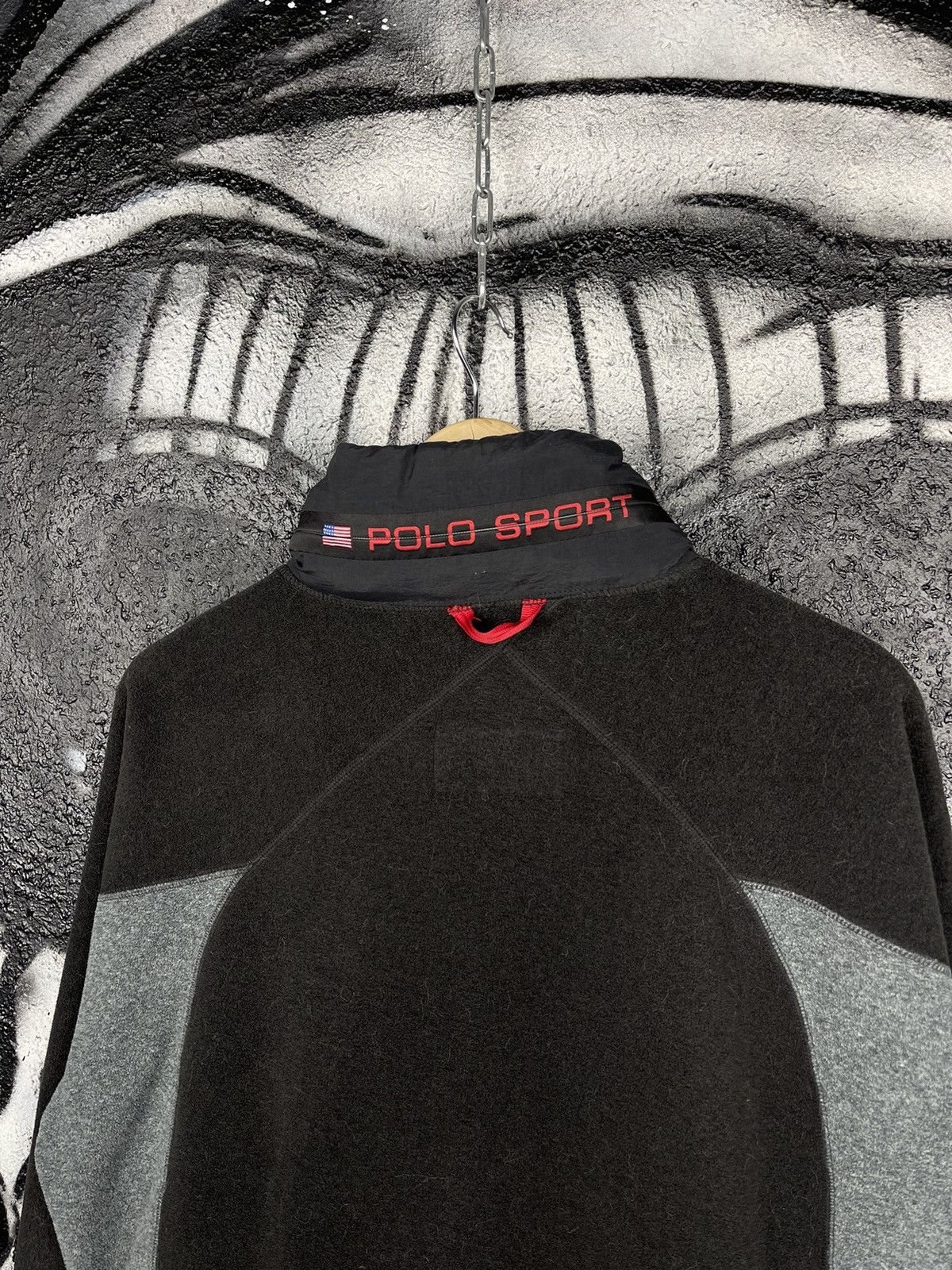 Polo Ralph Lauren Vintage Polo Sport Ralph Lauren Full Zip Fleece Polartec JKT Size US M / EU 48-50 / 2 - 5 Thumbnail