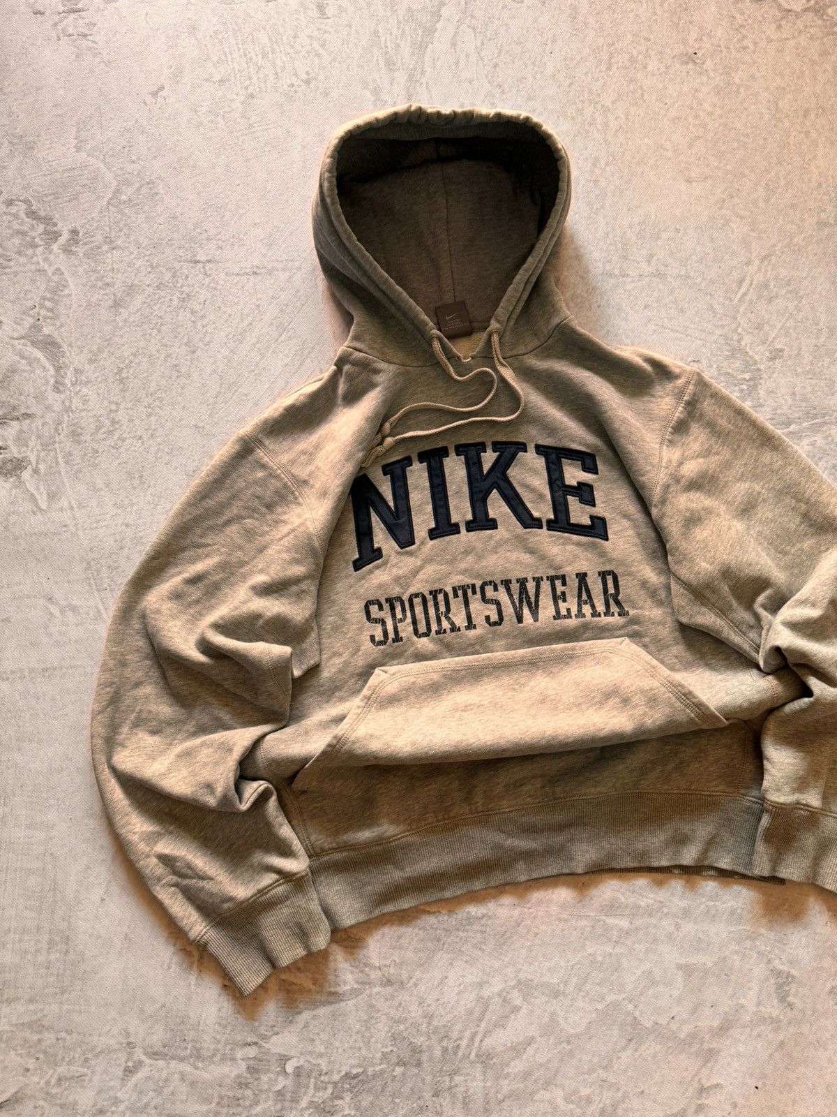 Nike × Vintage NIKE VINTAGE CENTER LOGO OVERSIZE BOXY HOODIE Size US L / EU 52-54 / 3 - 2 Thumbnail