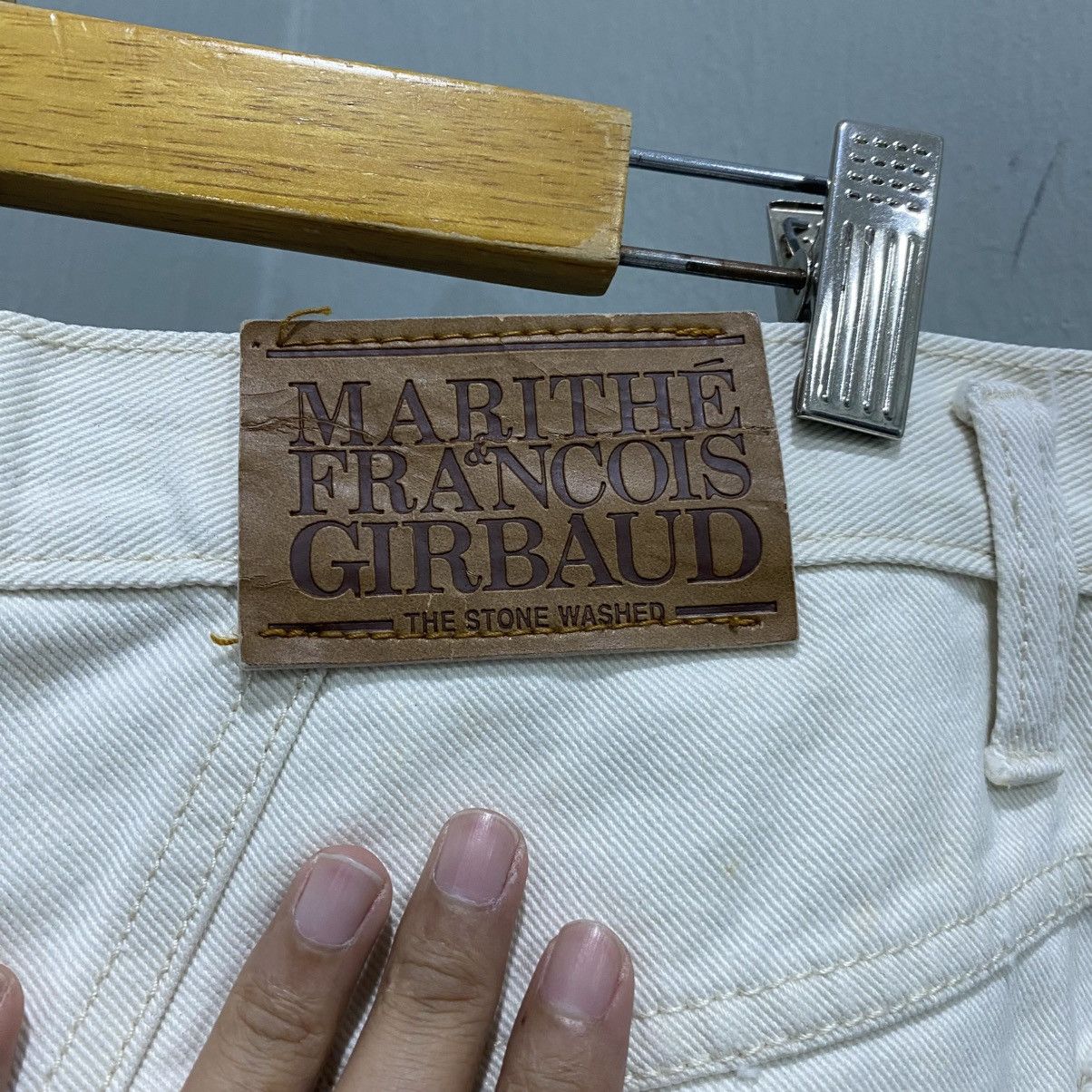 Marithe + Francois Girbaud Vintage Marithé François Girbaud White Wide Leg Baggy Jeans Size US 32 / EU 48 - 14 Thumbnail