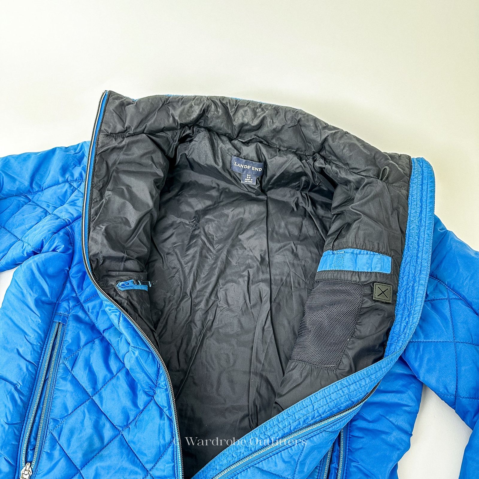 Lands' End Blue Quilted Lands' End Jacket Size S / US 4 / IT 40 - 4 Thumbnail