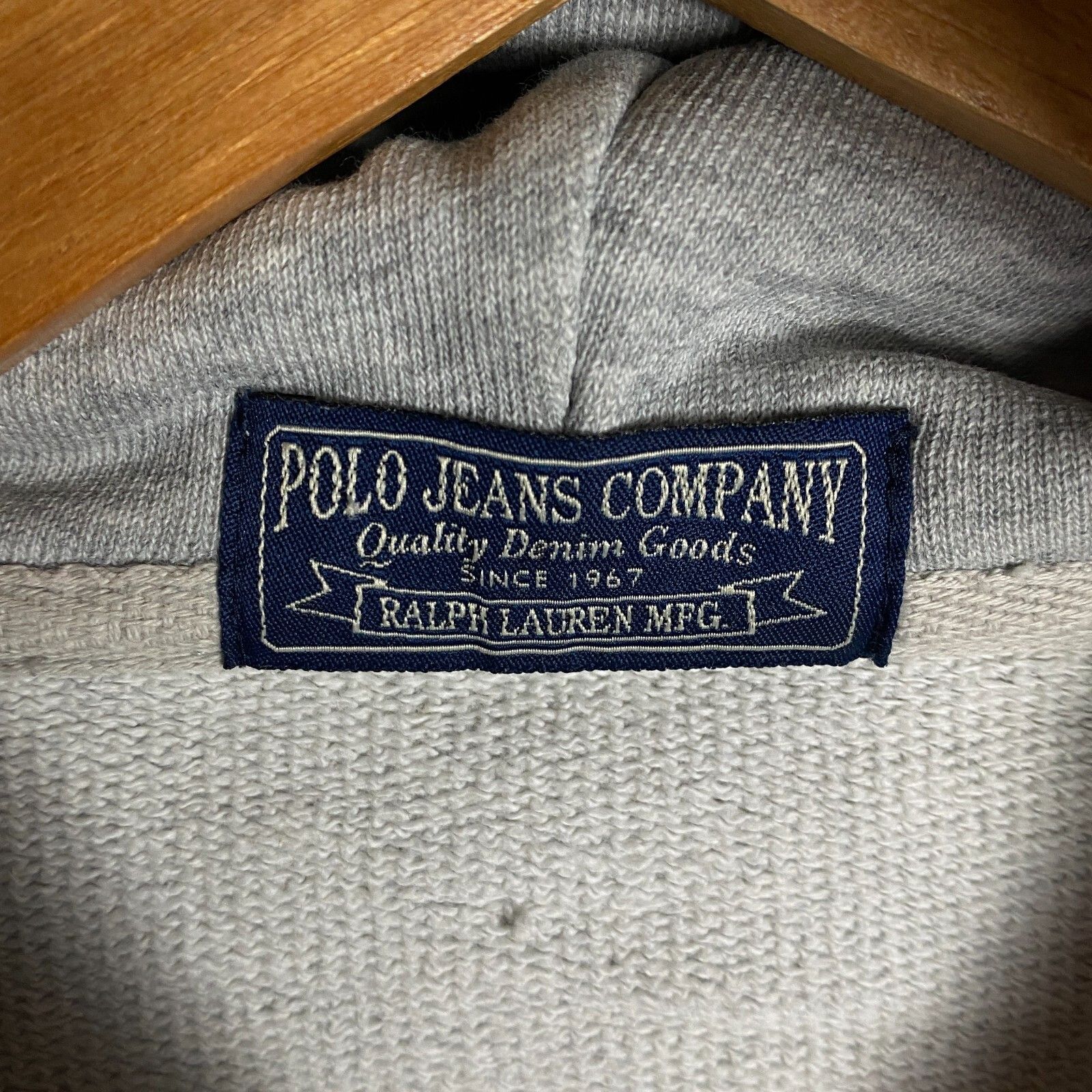 Ralph Lauren Polo Jeans Company Zip Hoodie Women's Size S Gray ` Size S / US 4 / IT 40 - 7 Thumbnail