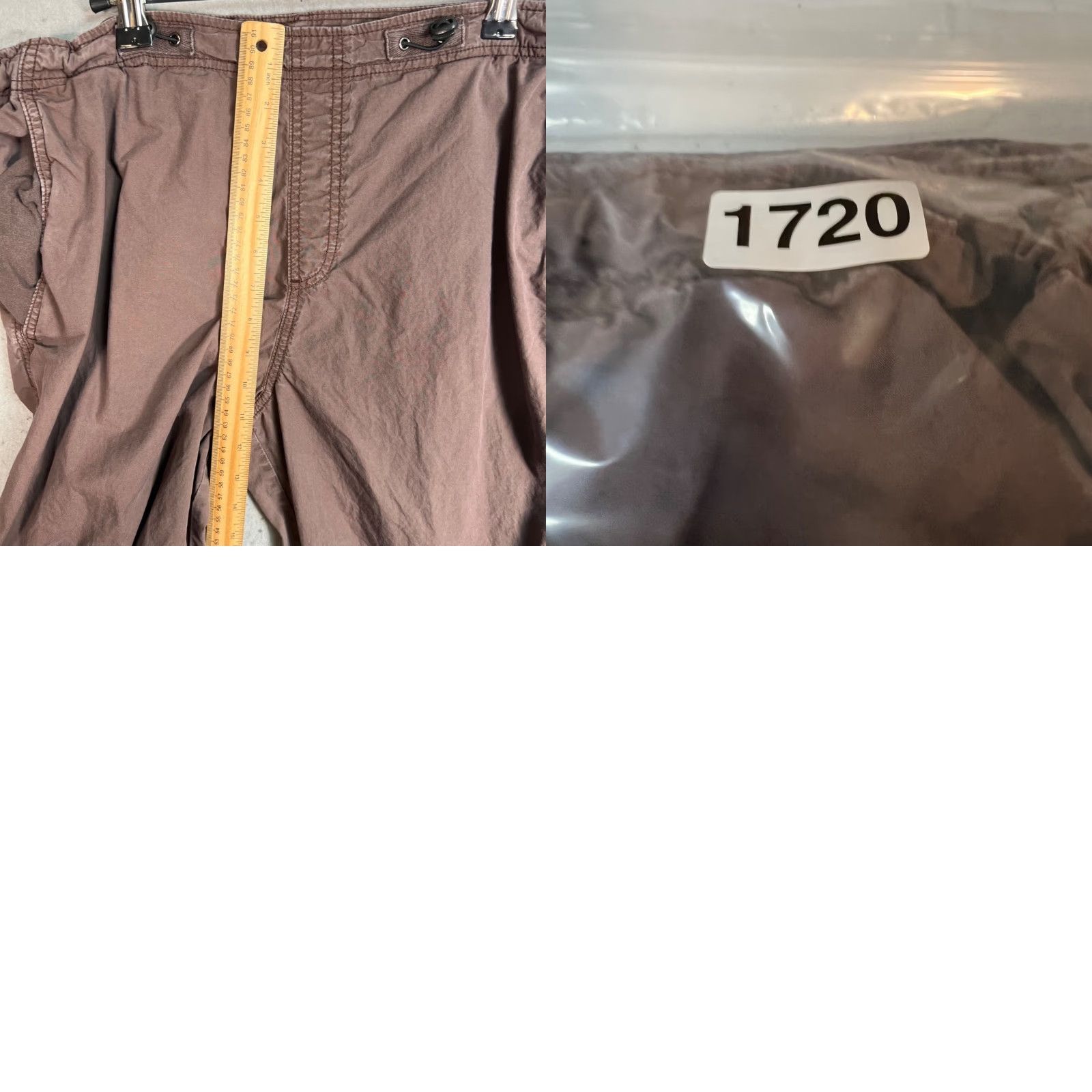 Garage GARAGE Womens Cargo Pants Medium Brown Drawstring Hem Cotton Straight Leg 90s Size 32" / US 10 / IT 46 - 8 Thumbnail