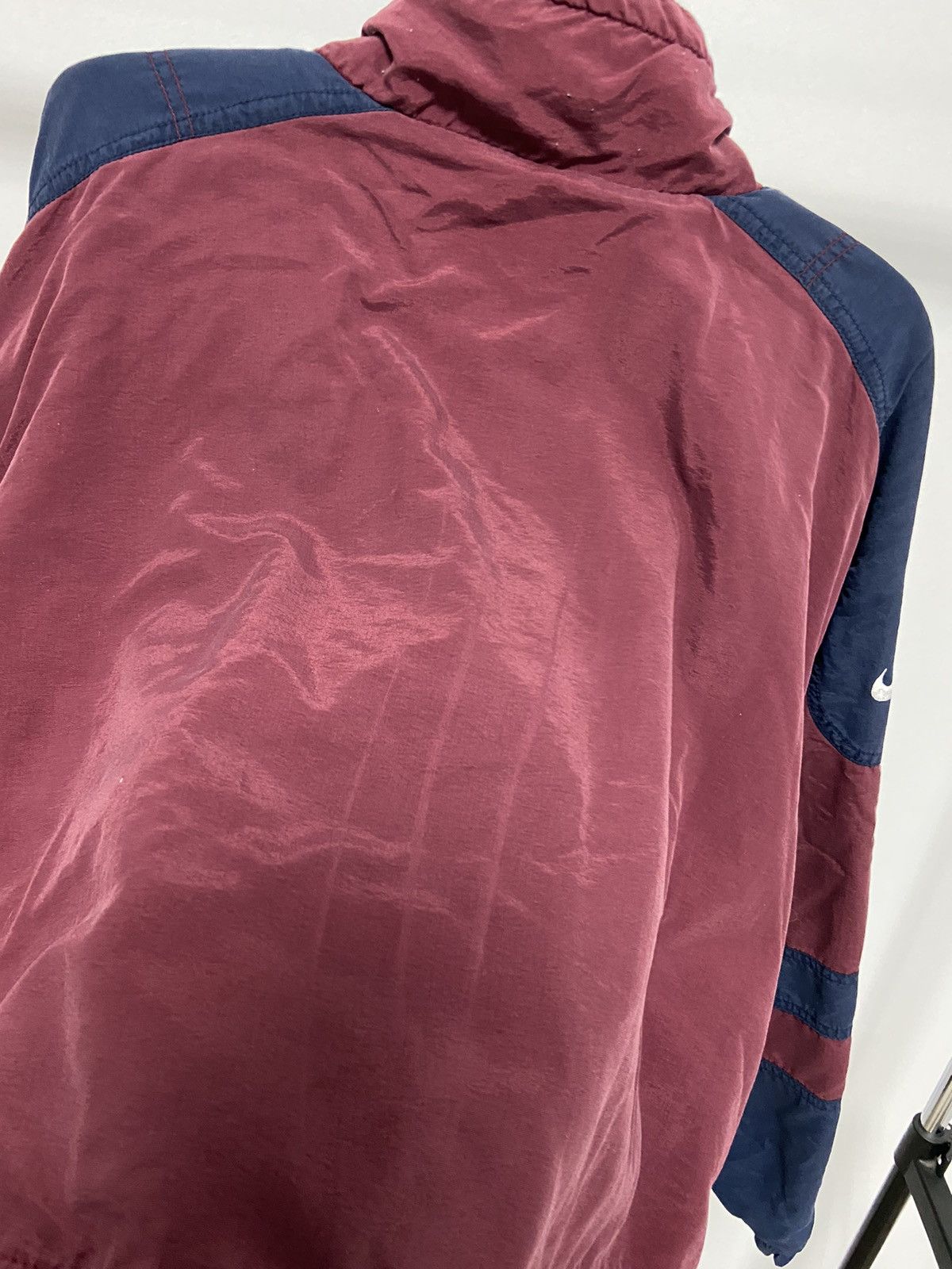 Nike × Vintage Nike Vintage Jacket Fleece 1/3 Nylon Logo Spell Out Size US M / EU 48-50 / 2 - 10 Thumbnail