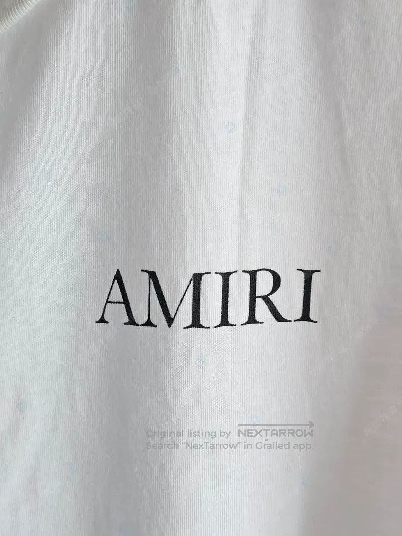 Amiri Amiri Men's short sleeve T-shirt, white Size US L / EU 52-54 / 3 - 3 Thumbnail