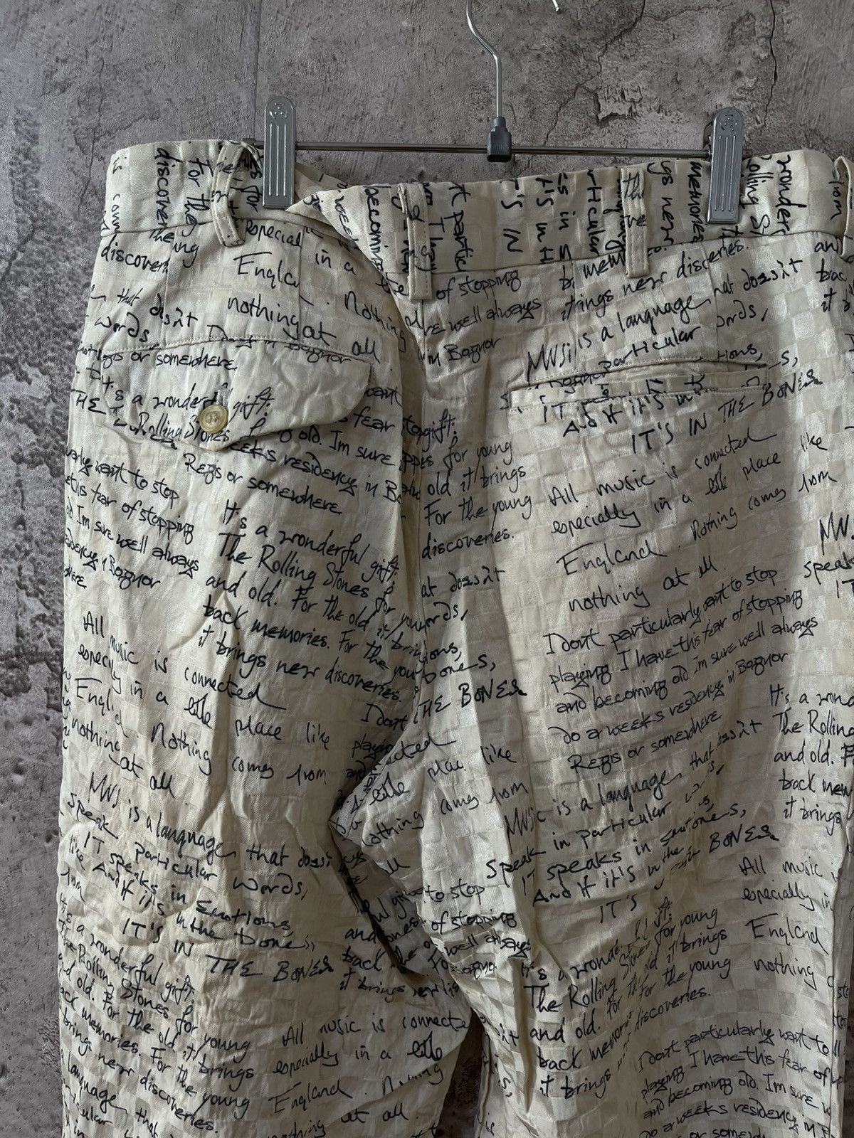 Comme des Garcons Homme Plus Comme des Garçons Homme Plus “Music Is a Language” Pants Size US 32 / EU 48 - 7 Thumbnail