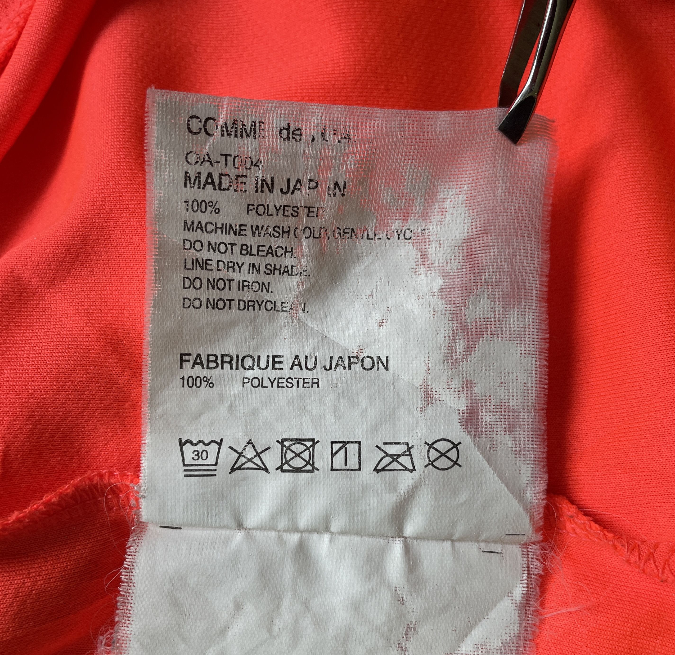 Comme des Garcons Comme des Garçons Red Long Sleeve T-Shirt Size US L / EU 52-54 / 3 - 6 Thumbnail