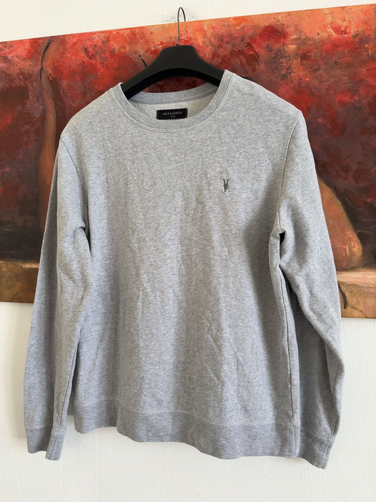 Allsaints Allsaints Gray Cotton Sweatshirt Size L Size US L / EU 52-54 / 3 - 2 Thumbnail