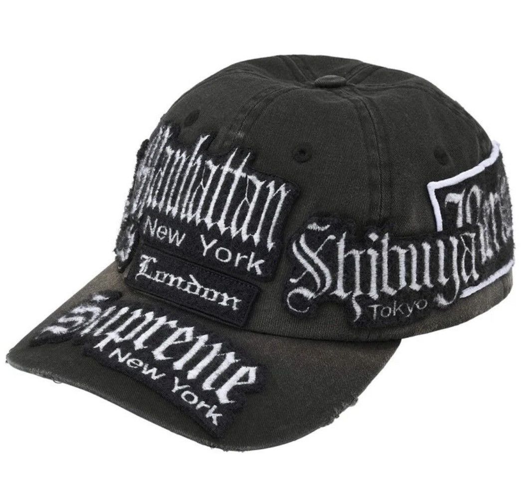 Supreme Supreme City Patches 6 Panel Black Size ONE SIZE - 3 Thumbnail