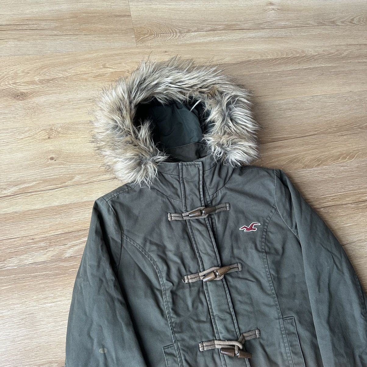 If Six Was Nine 90s Hollister Fur Jacket IfSixWasNine BabyDoll y2K Cropped Size L / US 10 / IT 46 - 3 Thumbnail