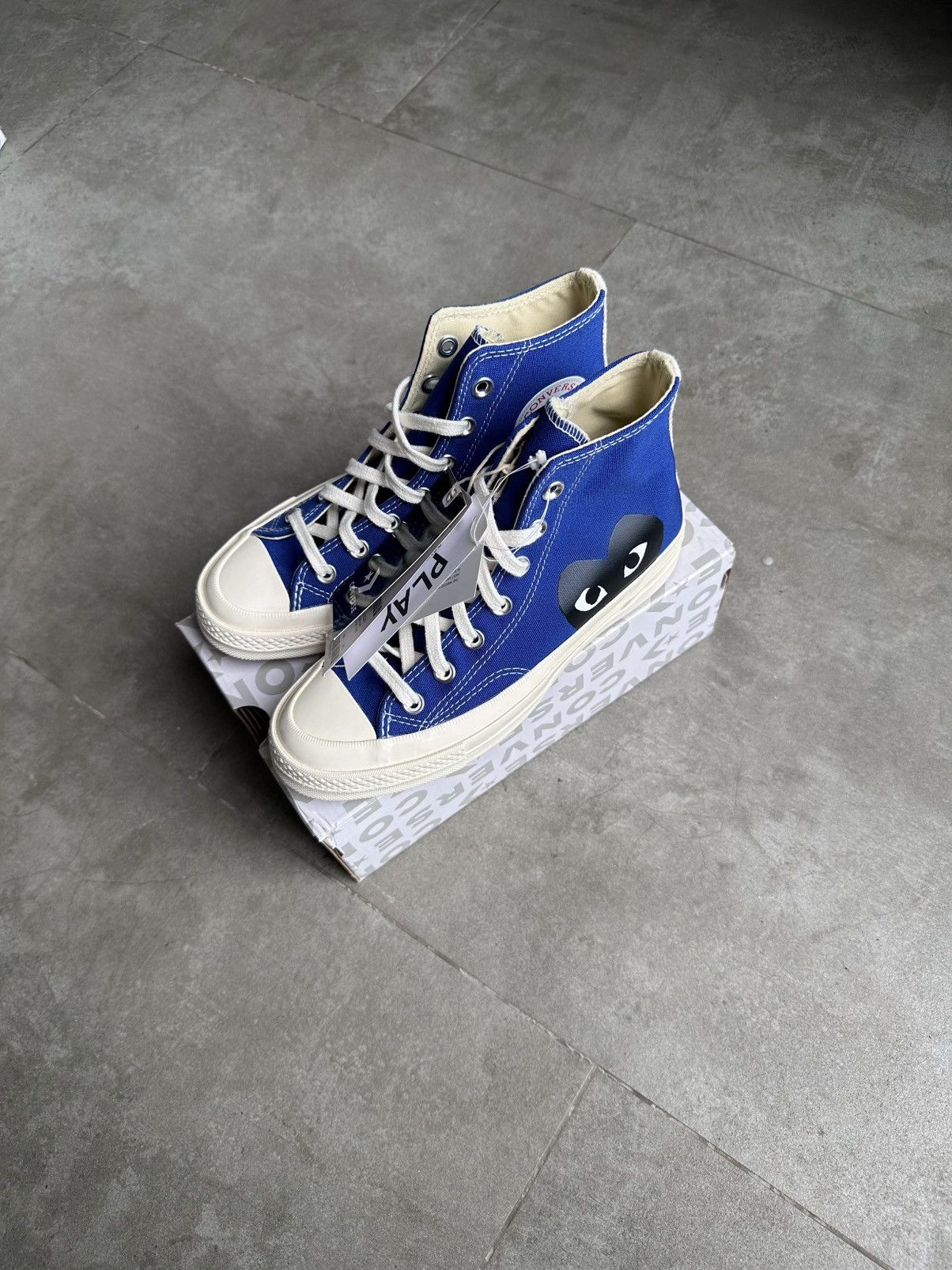 Comme des Garcons PLAY × Converse CDG PLAY x CONVERSE HI CHUCK TAILOR 70 Size US 7 / IT 37 - 3 Thumbnail