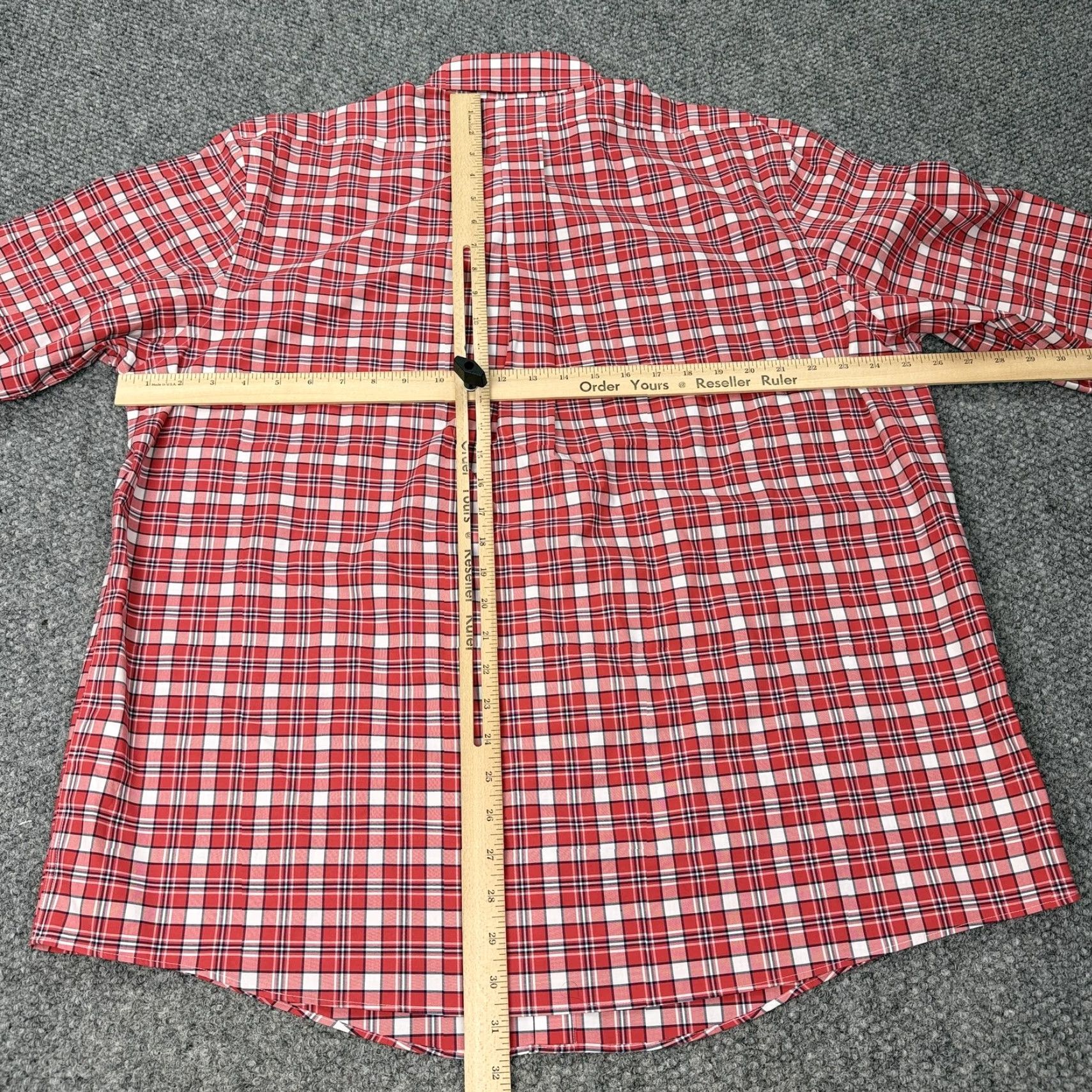 Brooks Brothers Brooks Brothers Non-Iron Button Down Shirt XL Red Plaid Regular Fit Mens Size US XL / EU 56 / 4 - 5 Thumbnail
